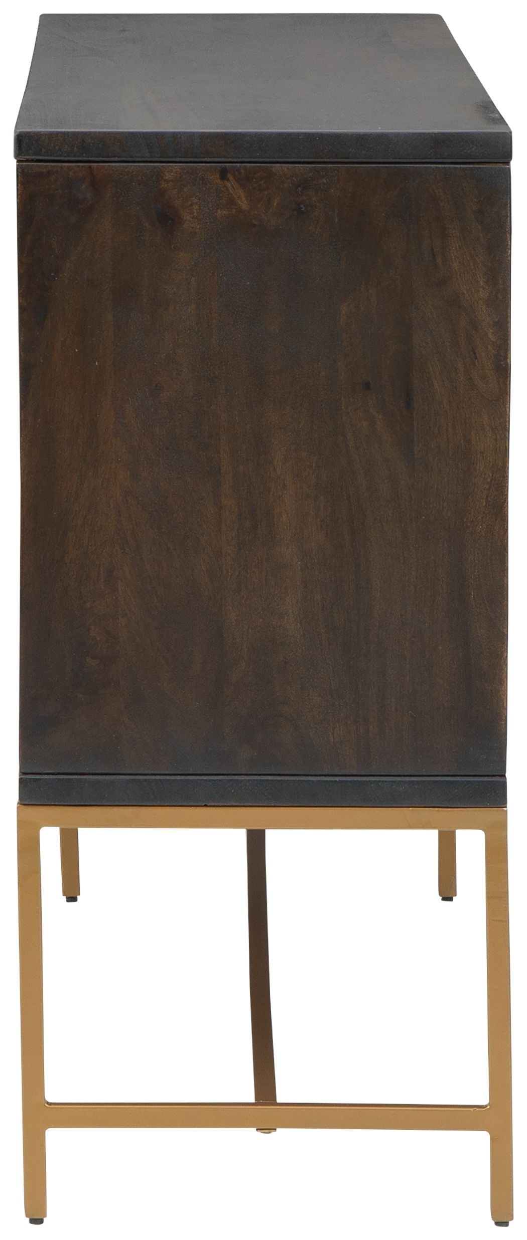 Ashley Furniture Elinmore - Brown / Gold Finish - Accent Cabinet | Meri Furniture