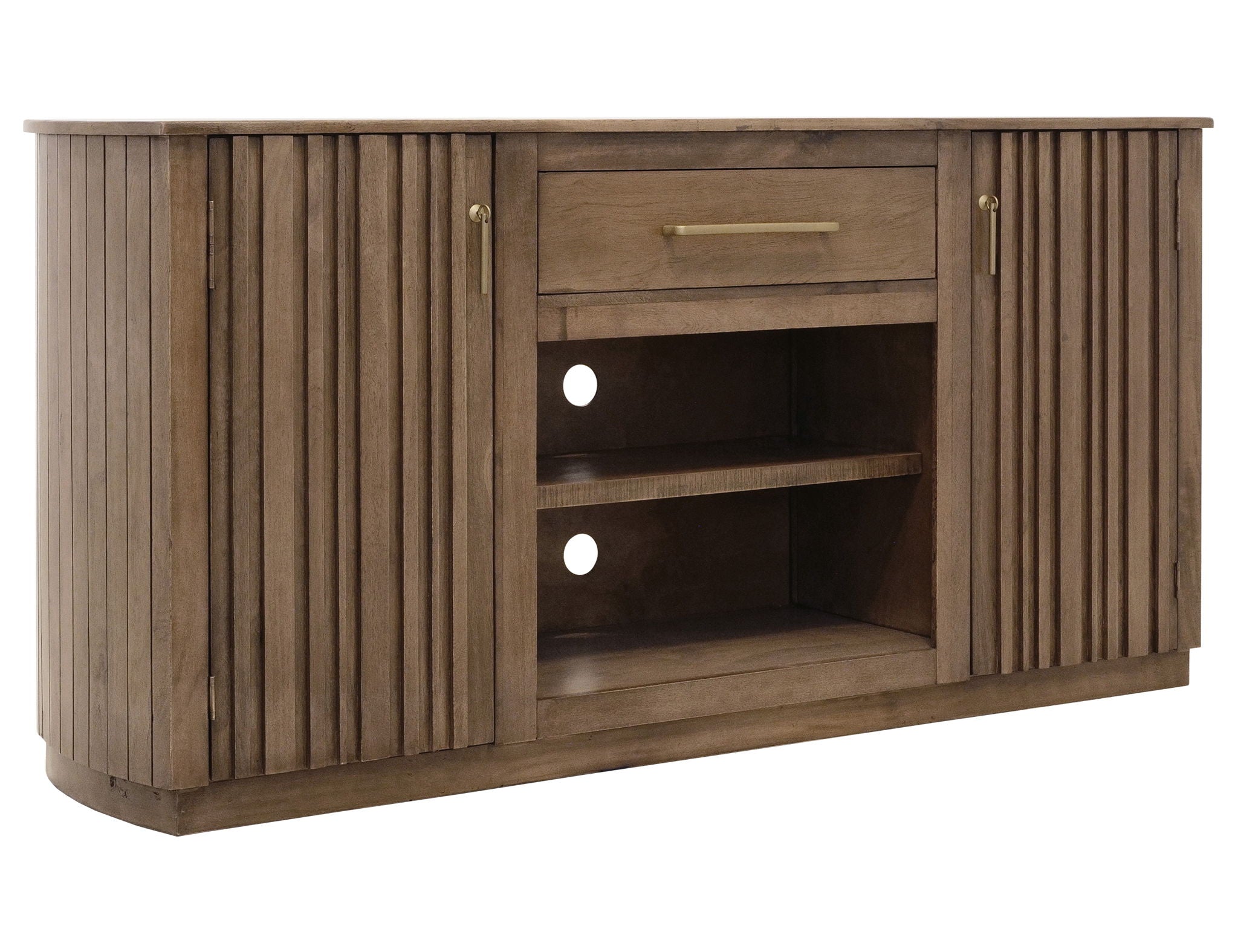 Mezquite - 1 Drawer & 2 Door TV Stand For Fire Place