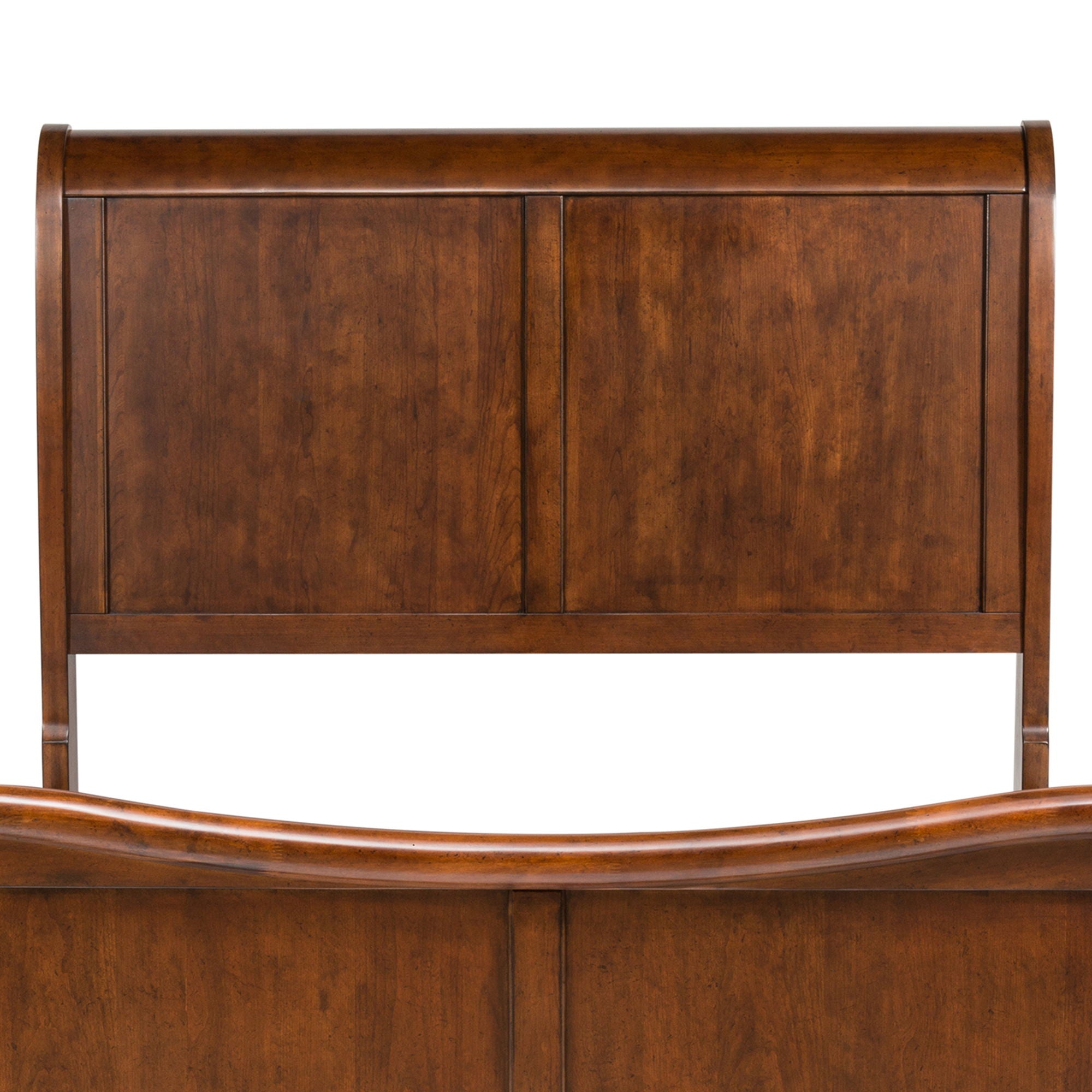 Liberty Furniture Rustic Traditions - Sleigh Headboard | Meri Furniture