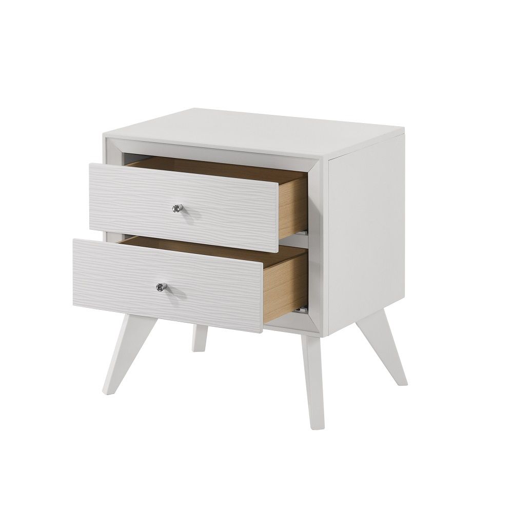 ACME Cerys - Nightstand - White | Meri Furniture