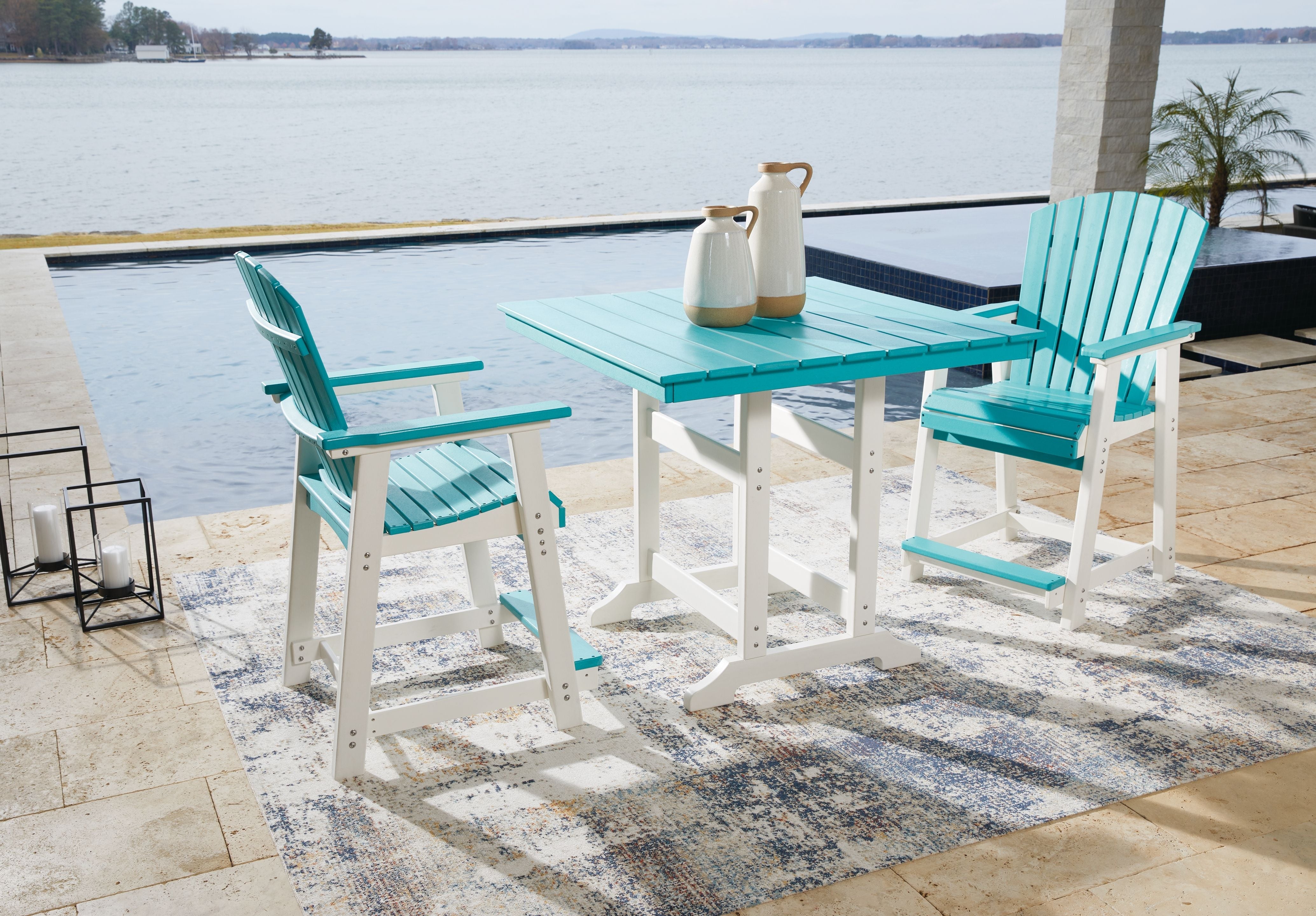 Signature Design by Ashley® Eisely - Outdoor Dining Set | Meri Furniture