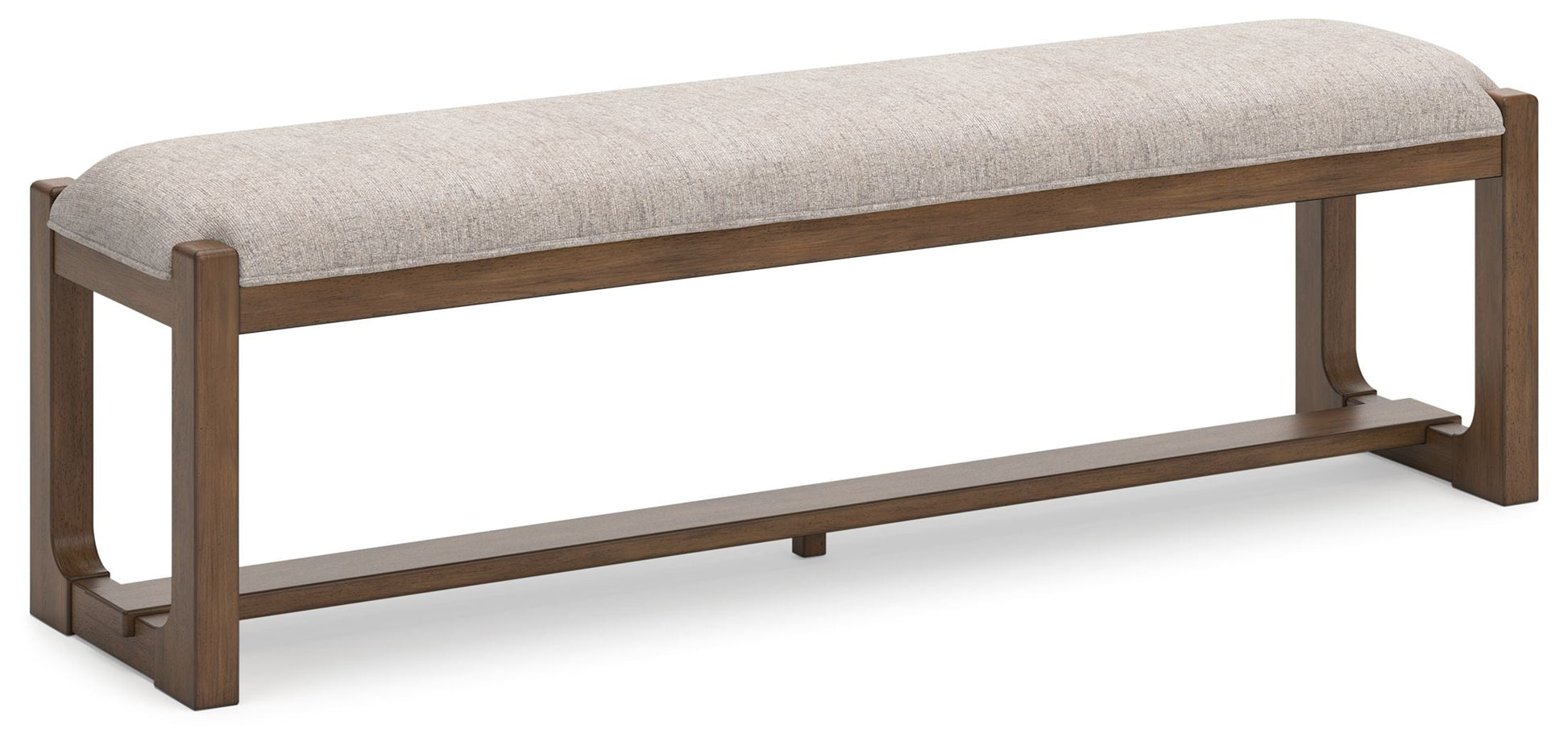 Signature Design by Ashley® Cabalynn - Oatmeal / Light Brown - Large Uph Dining Room Bench | Meri Furniture
