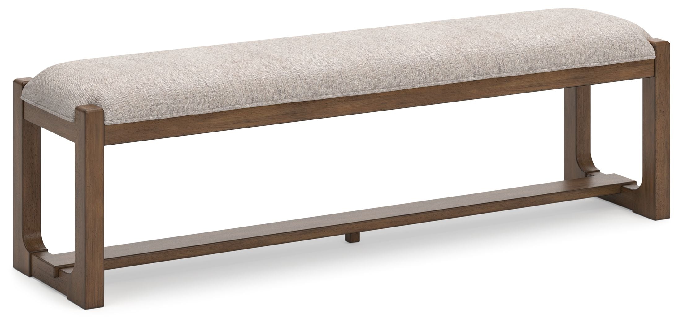 Signature Design by Ashley® Cabalynn - Oatmeal / Light Brown - Large Uph Dining Room Bench | Meri Furniture
