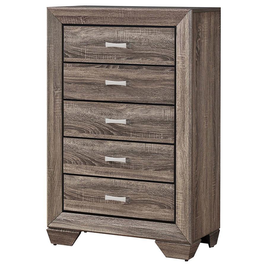 Coaster Fine Furniture Kauffman - 5-Drawer Bedroom Chest | Meri Furniture
