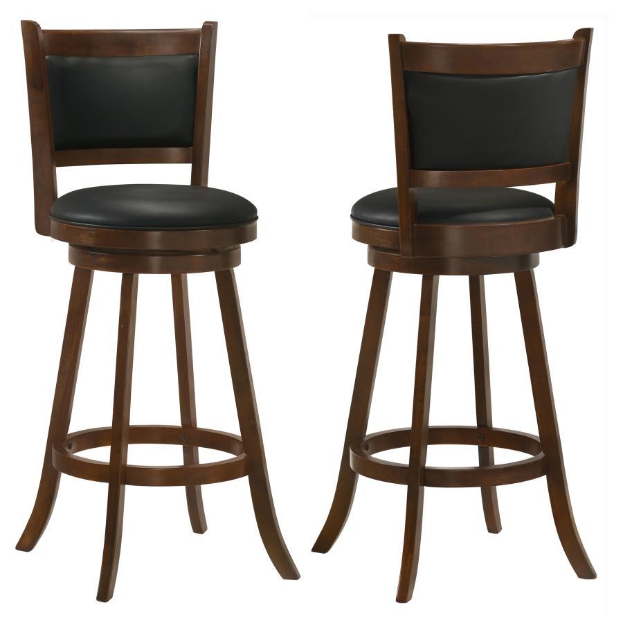 Coaster Fine Furniture Broxton - Upholstered Swivel Stools (Set of 2) | Meri Furniture