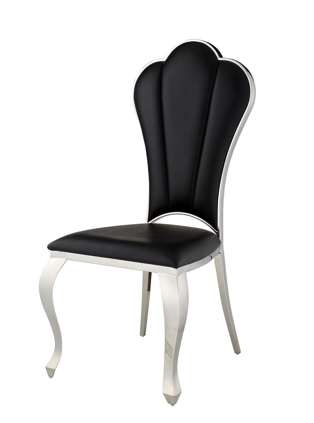 The Cyrene side chairs offer a visually stunning place to sit on and enjoy meals.