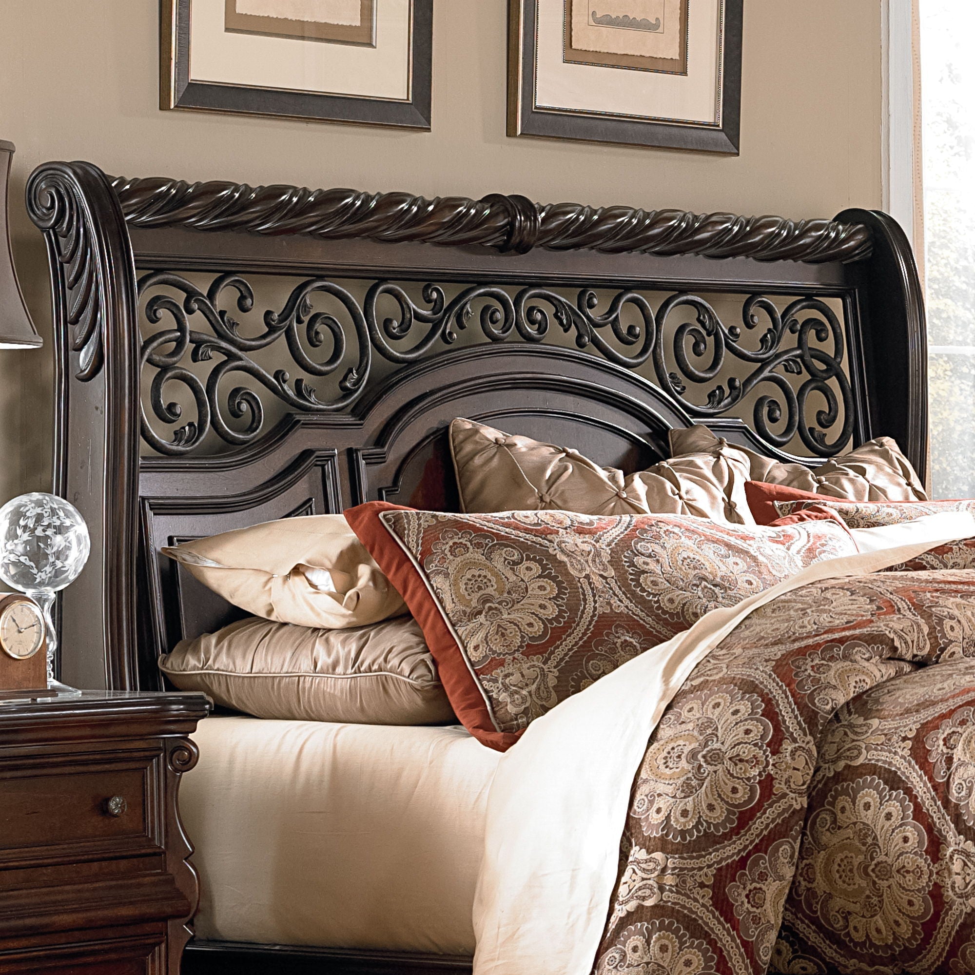 Liberty Furniture Arbor Place - Sleigh Headboard | Meri Furniture