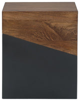 Trailbend - Brown / Gunmetal - Accent Table