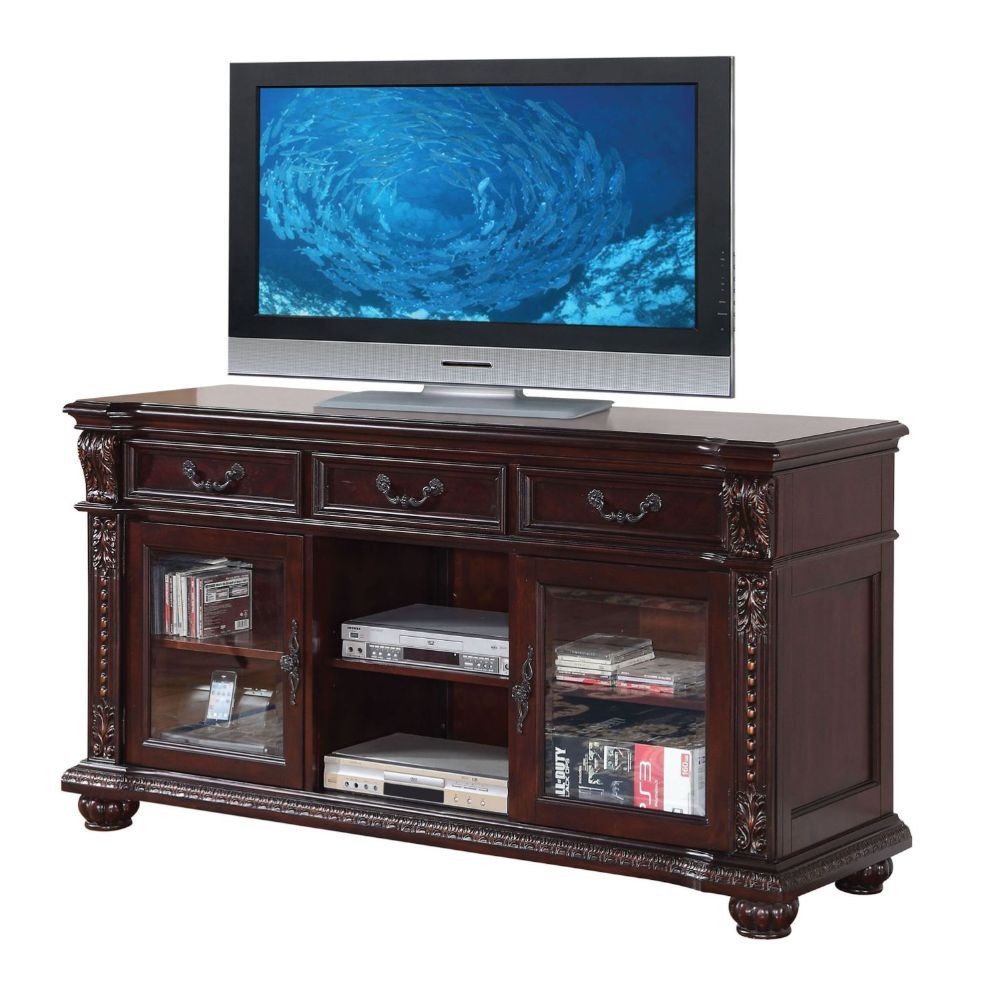 ACME Anondale - TV Stand - Cherry | Meri Furniture