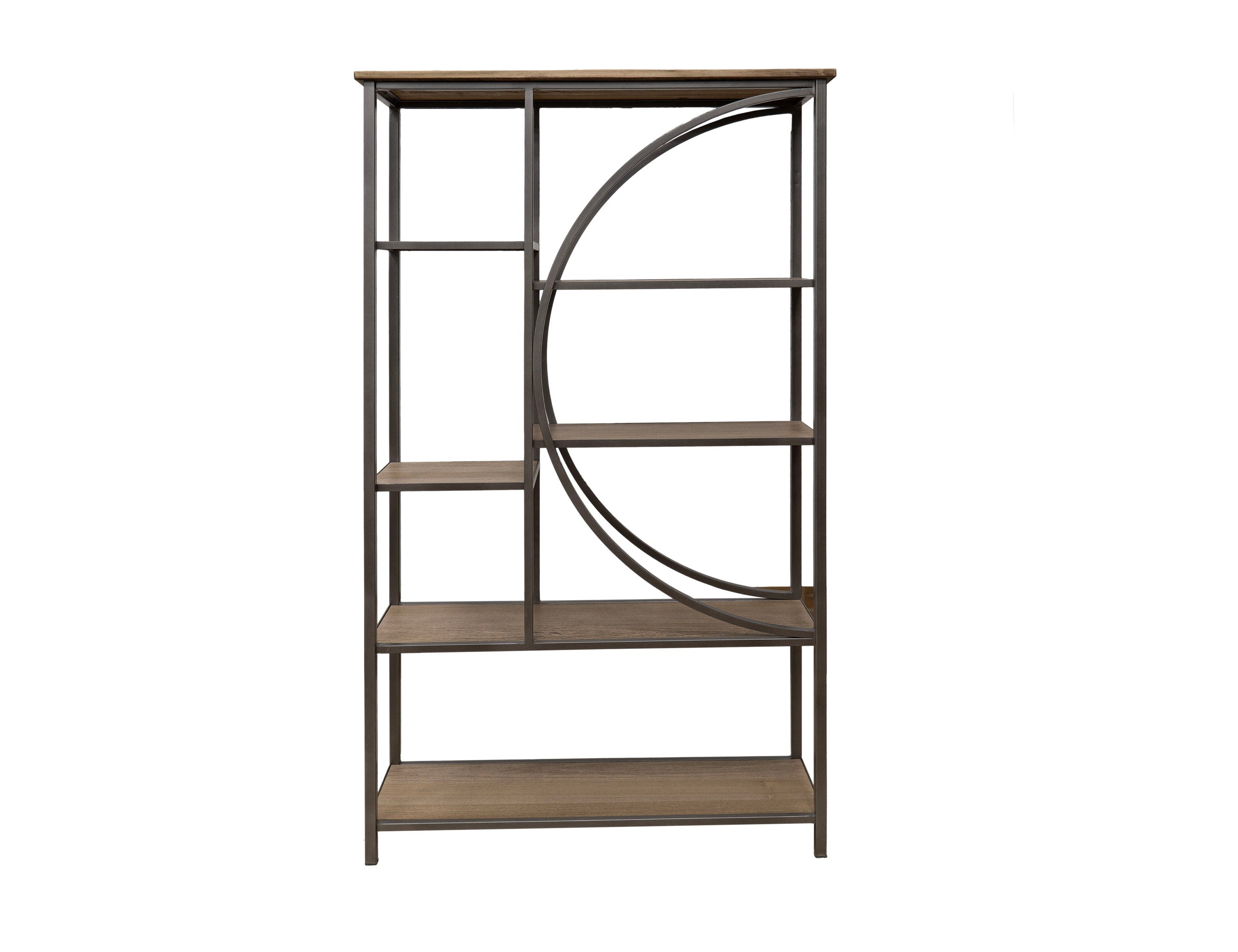 International Furniture Direct Zandria - Bookcase - Peanut | Meri Furniture