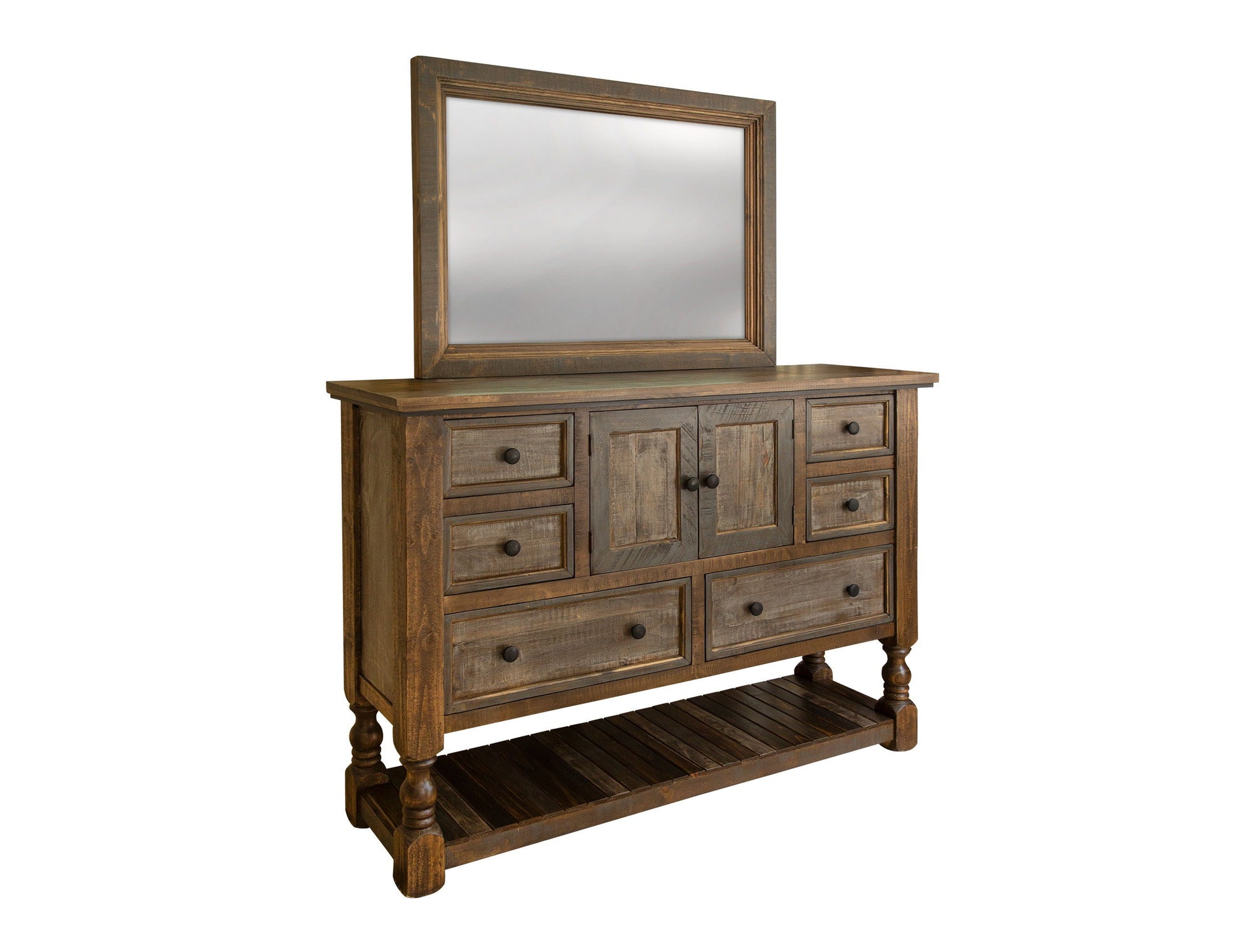 International Furniture Direct Stone - Dresser | Meri Furniture