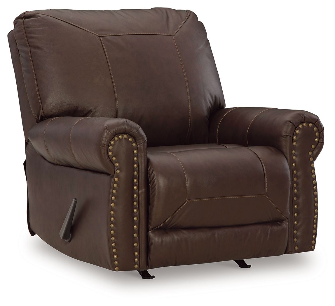 Signature Design by Ashley® Colleton - Dark Brown - Rocker Recliner | Meri Furniture
