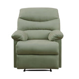 The lovely Arcadia recliner offers comfort, style and value for any home. A smooth microfiber seat cushion provides relaxation from seat to toe with an easy to reach external handle for operating the reclining mechanism.