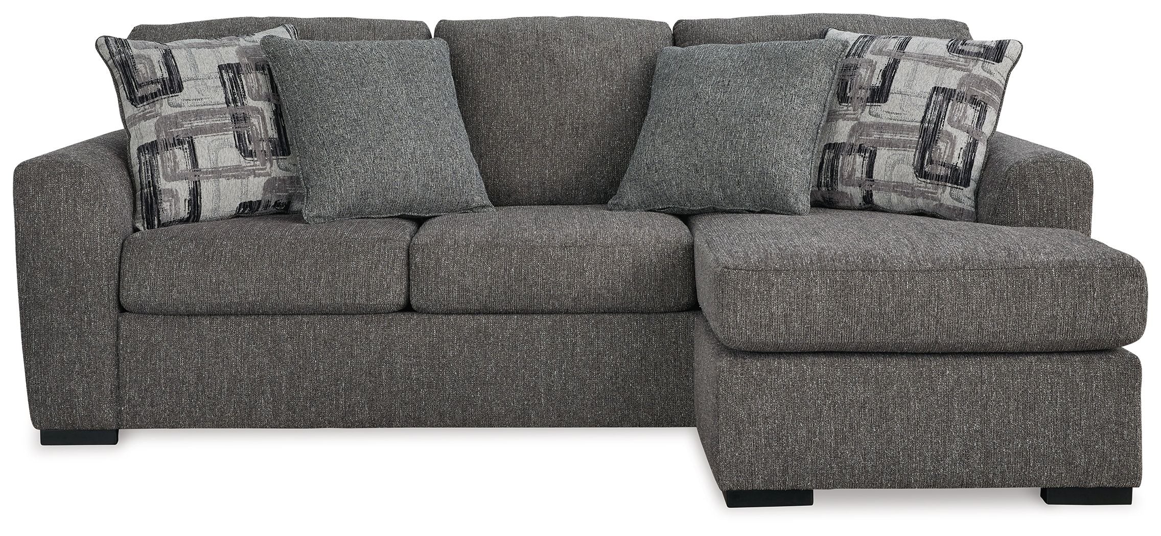 Signature Design by Ashley® Gardiner - Pewter - Sofa Chaise | Meri Furniture