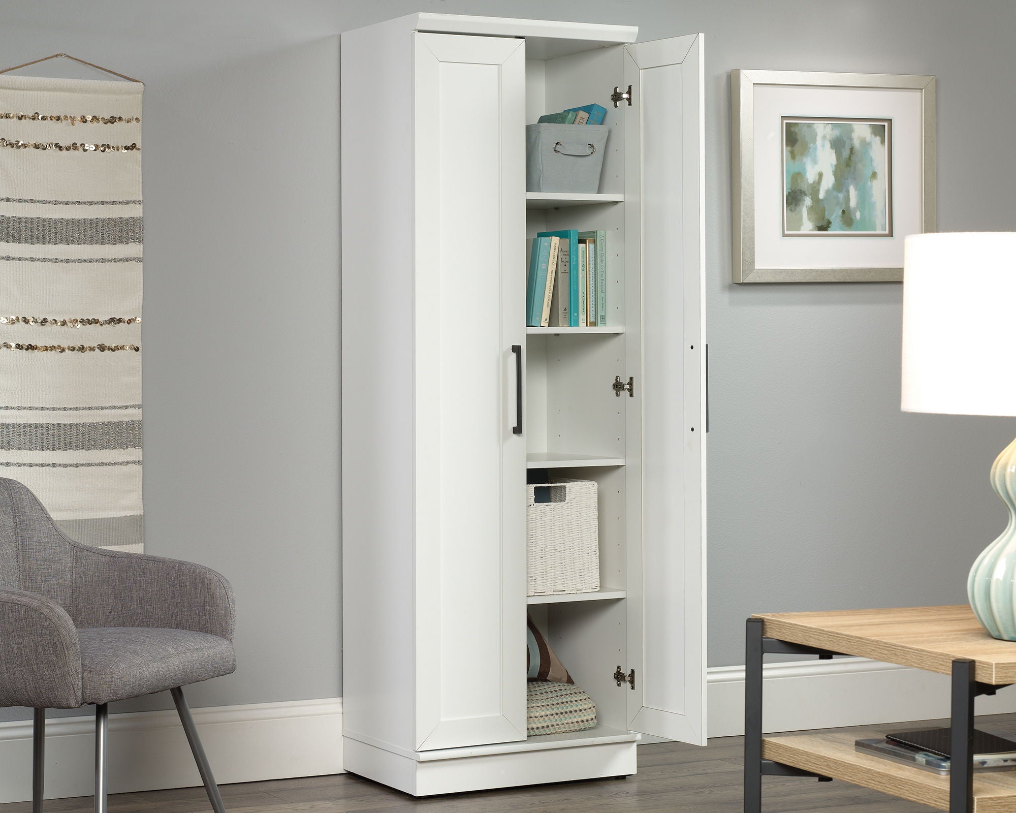 Storage Cabinet in Soft White