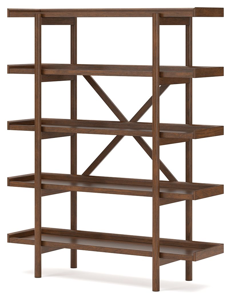 Signature Design by Ashley® Lyncott - Brown - Bookcase | Meri Furniture