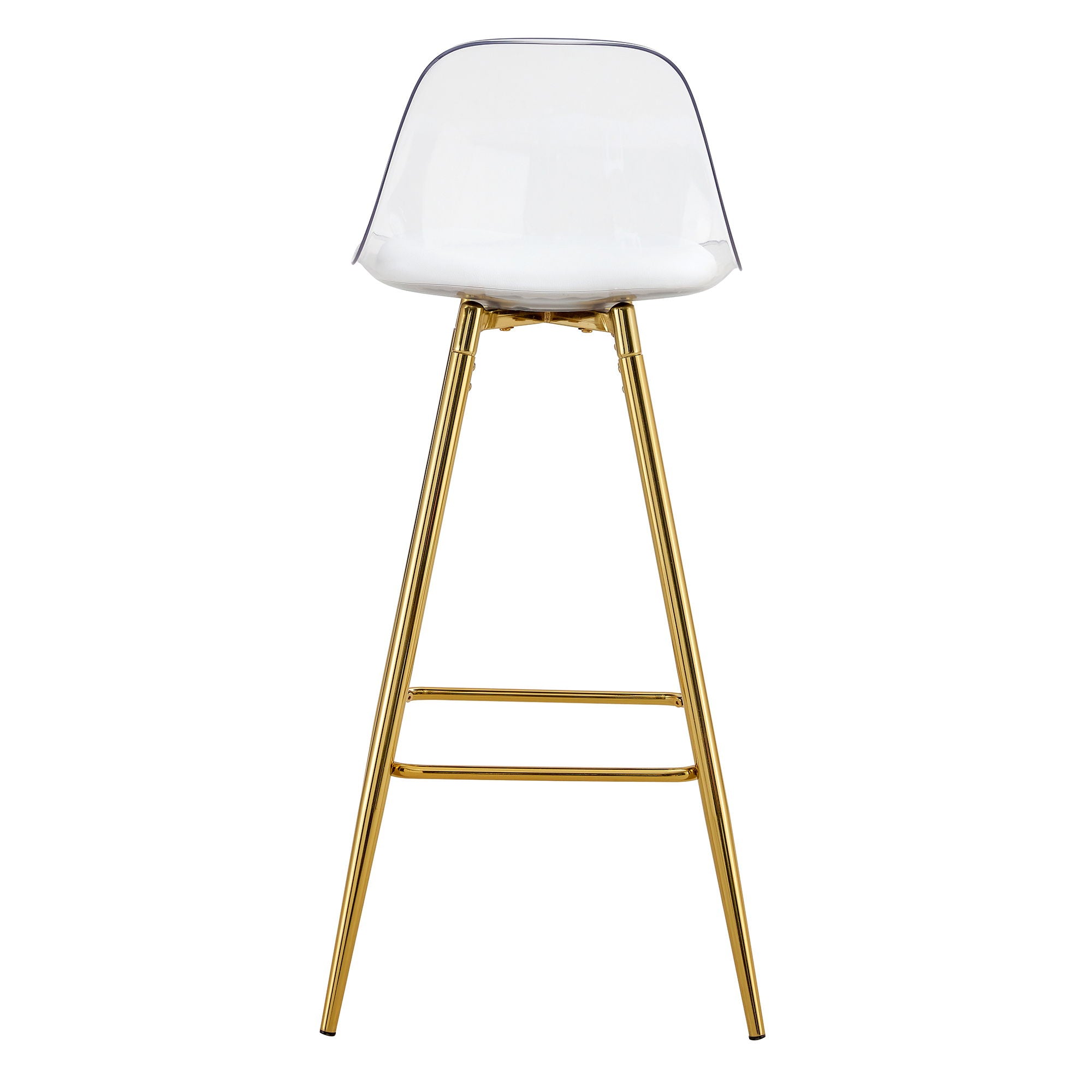 Stylish Upholstered Bar Chairs With Metal Leg