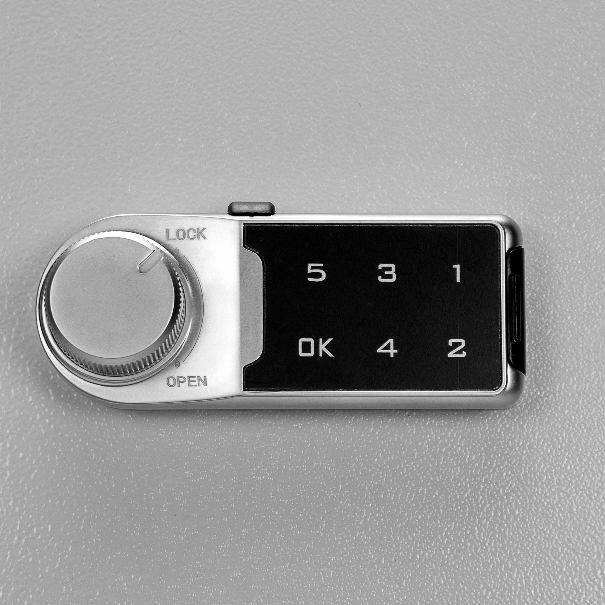 400 Keys Adjustable Key Lock Box With Digital Lock - Gray
