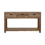 Coaster Fine Furniture Esther - 3-Drawer Wood Console Table - Natural Sheesham | Meri Furniture