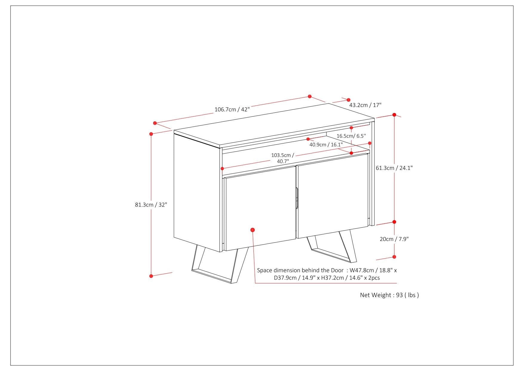 Lowry - Handcrafted TV Media Stand - Distressed Charcoal Brown