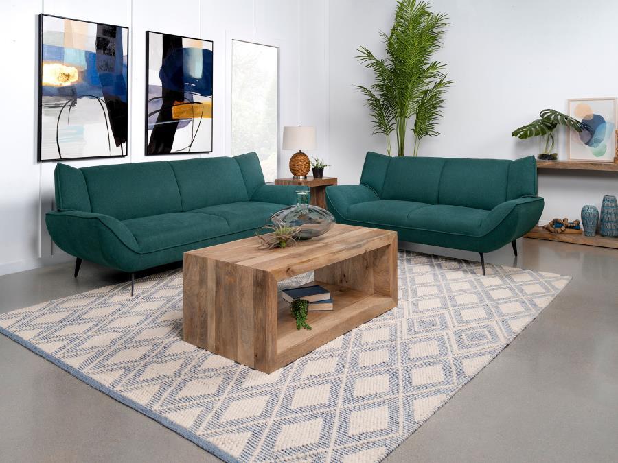 Coaster Fine Furniture Acton - Upholstered Flared Arm Sofa Set | Meri Furniture