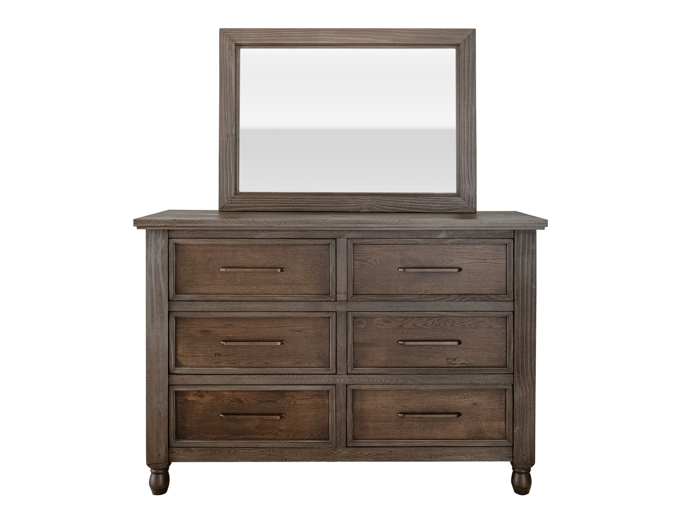 International Furniture Direct Tornado - Dresser - Brown | Meri Furniture