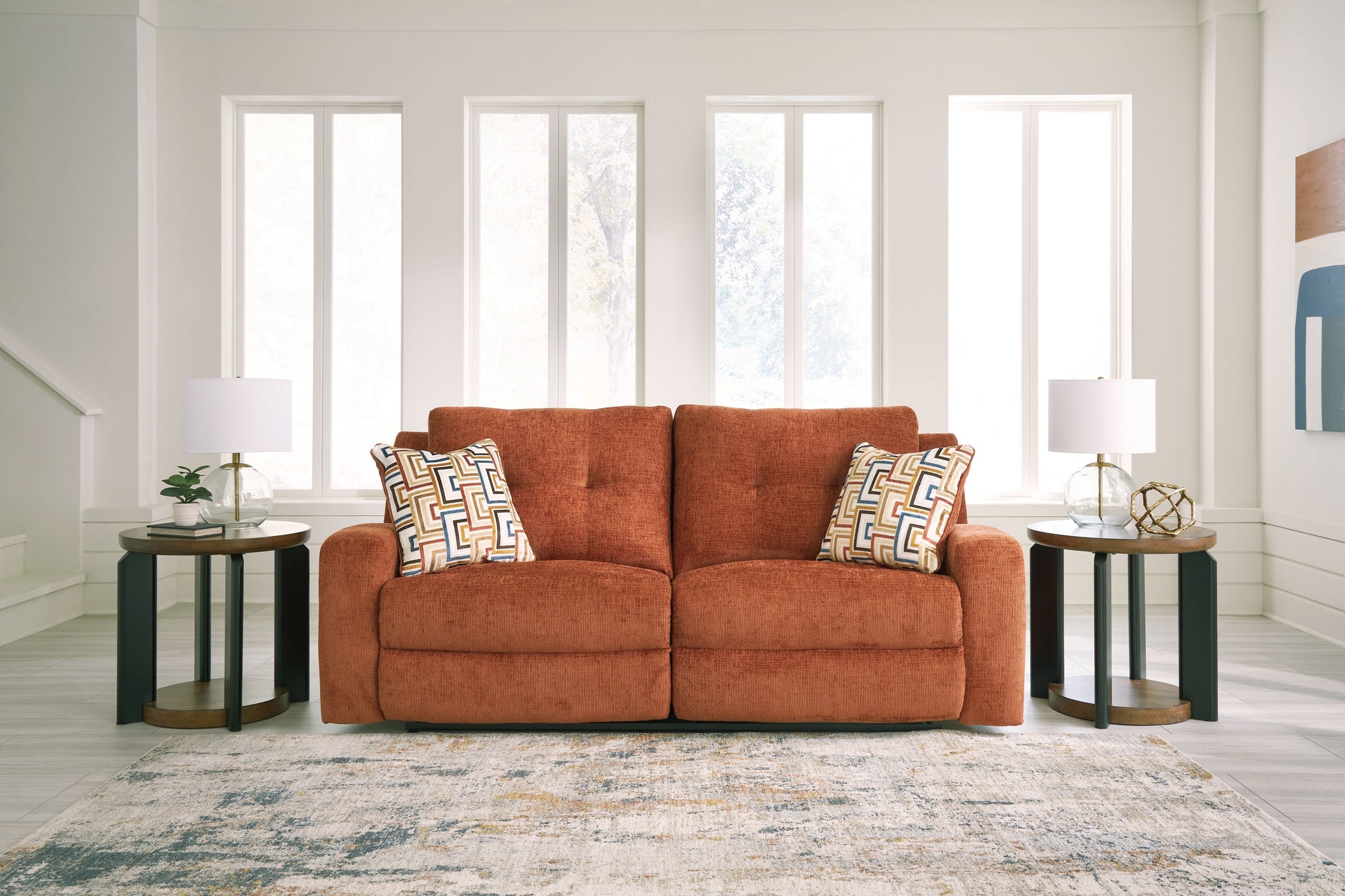Signature Design by Ashley® Danum - 2 Seat Reclining Sofa | Meri Furniture