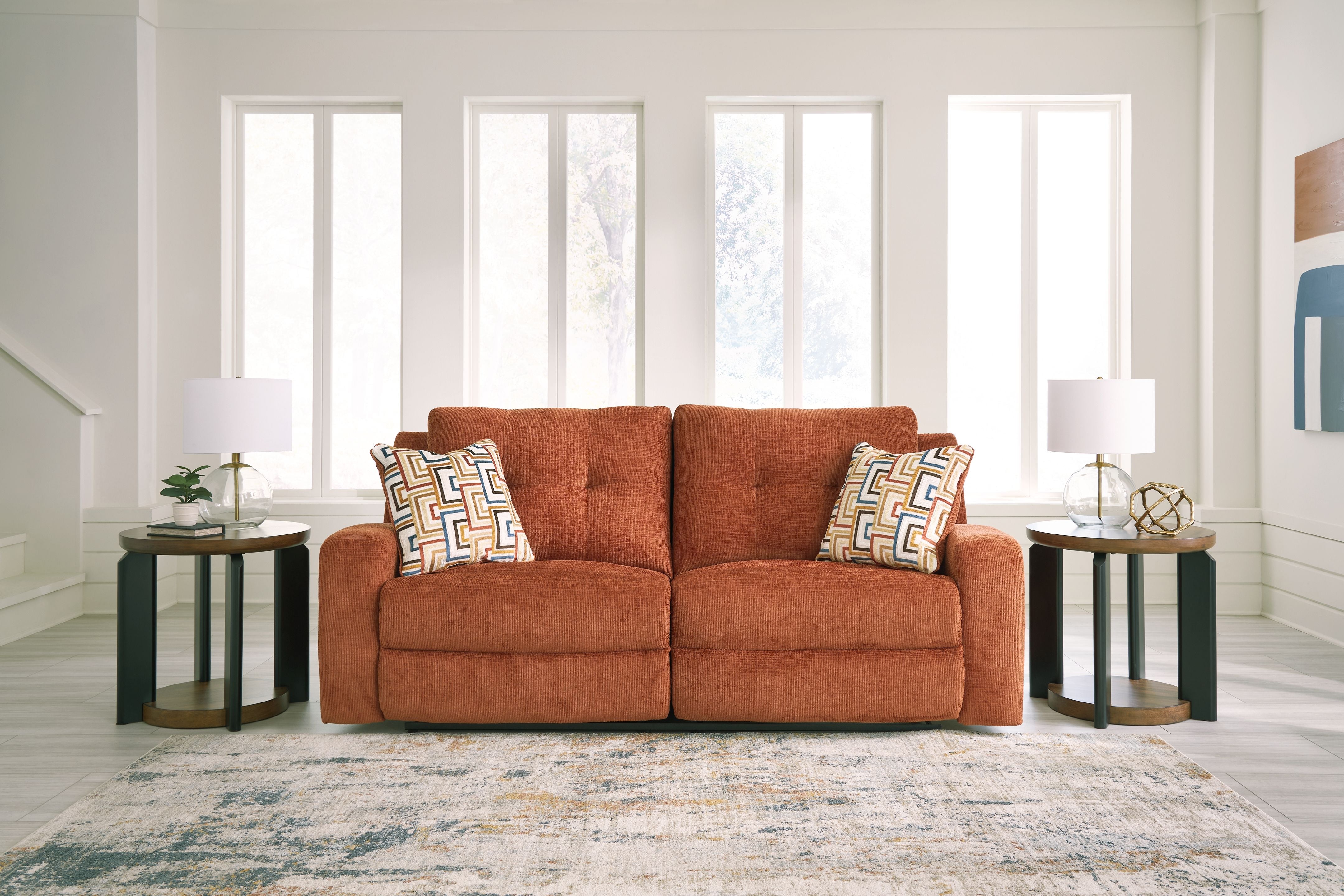 Signature Design by Ashley® Danum - 2 Seat Reclining Sofa | Meri Furniture