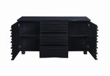 Stanton - 3-Drawer Sideboard Buffet Storage Cabinet - Black