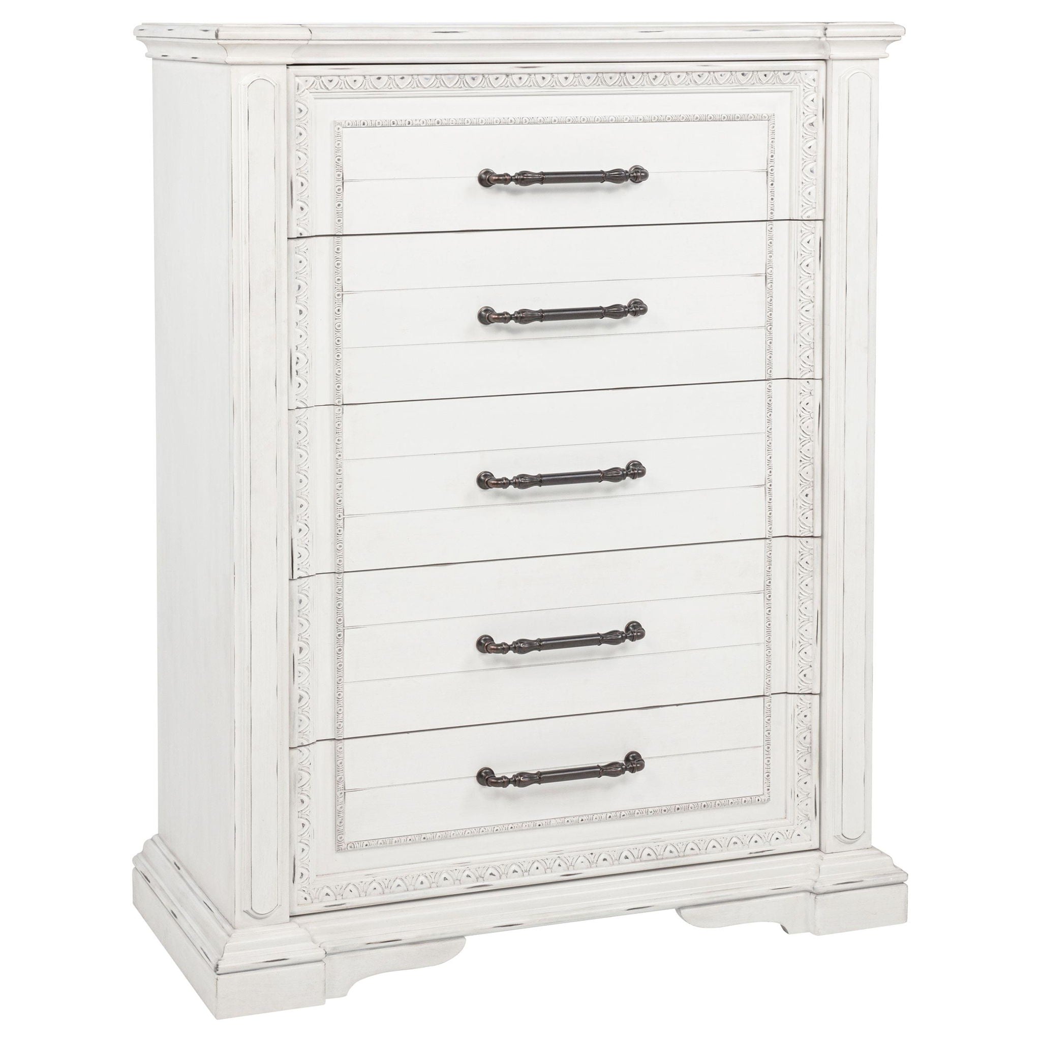 McKinney 5-piece California King Bedroom Set Vintage White