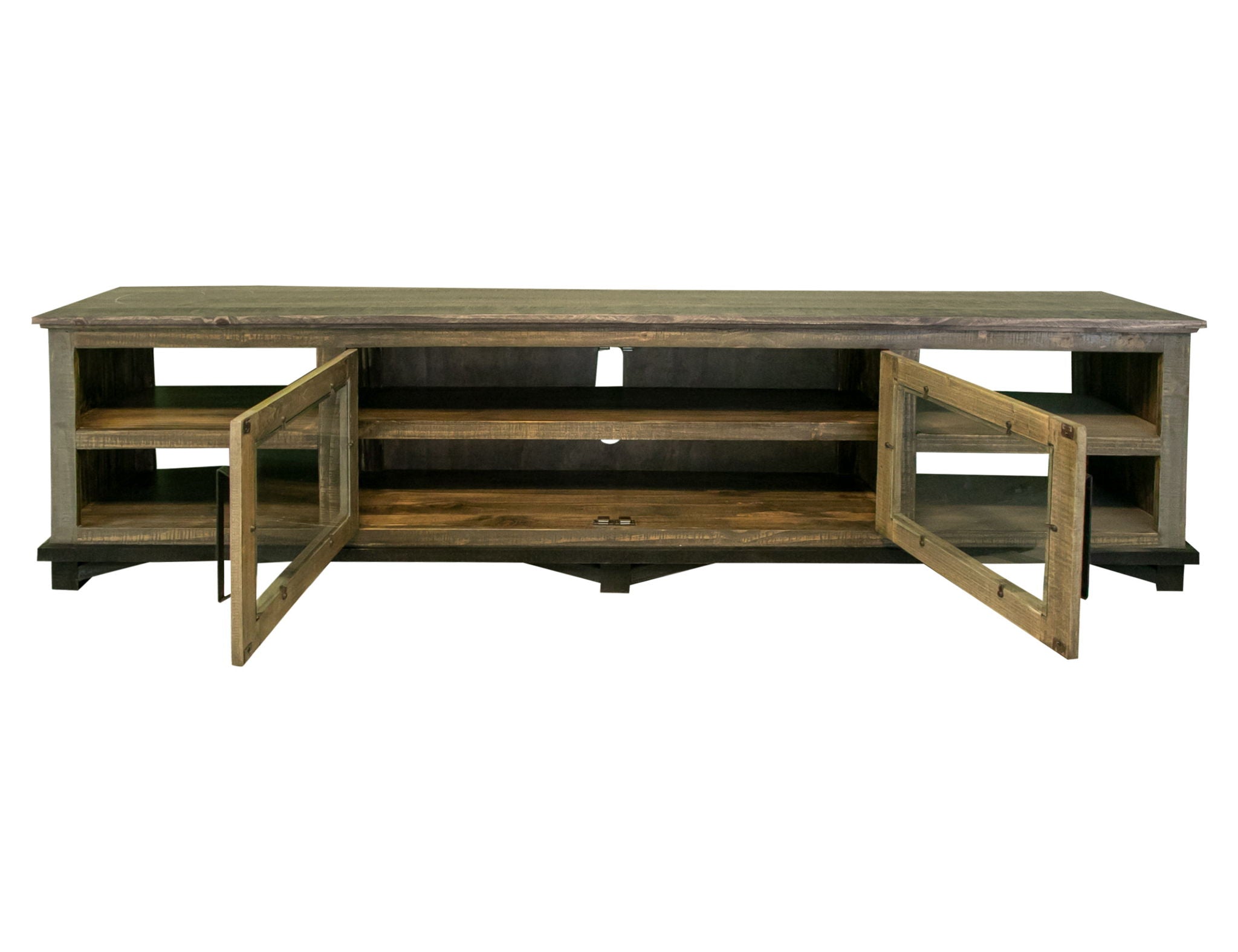 Loft - TV Stand - Two Tone Gray / Brown