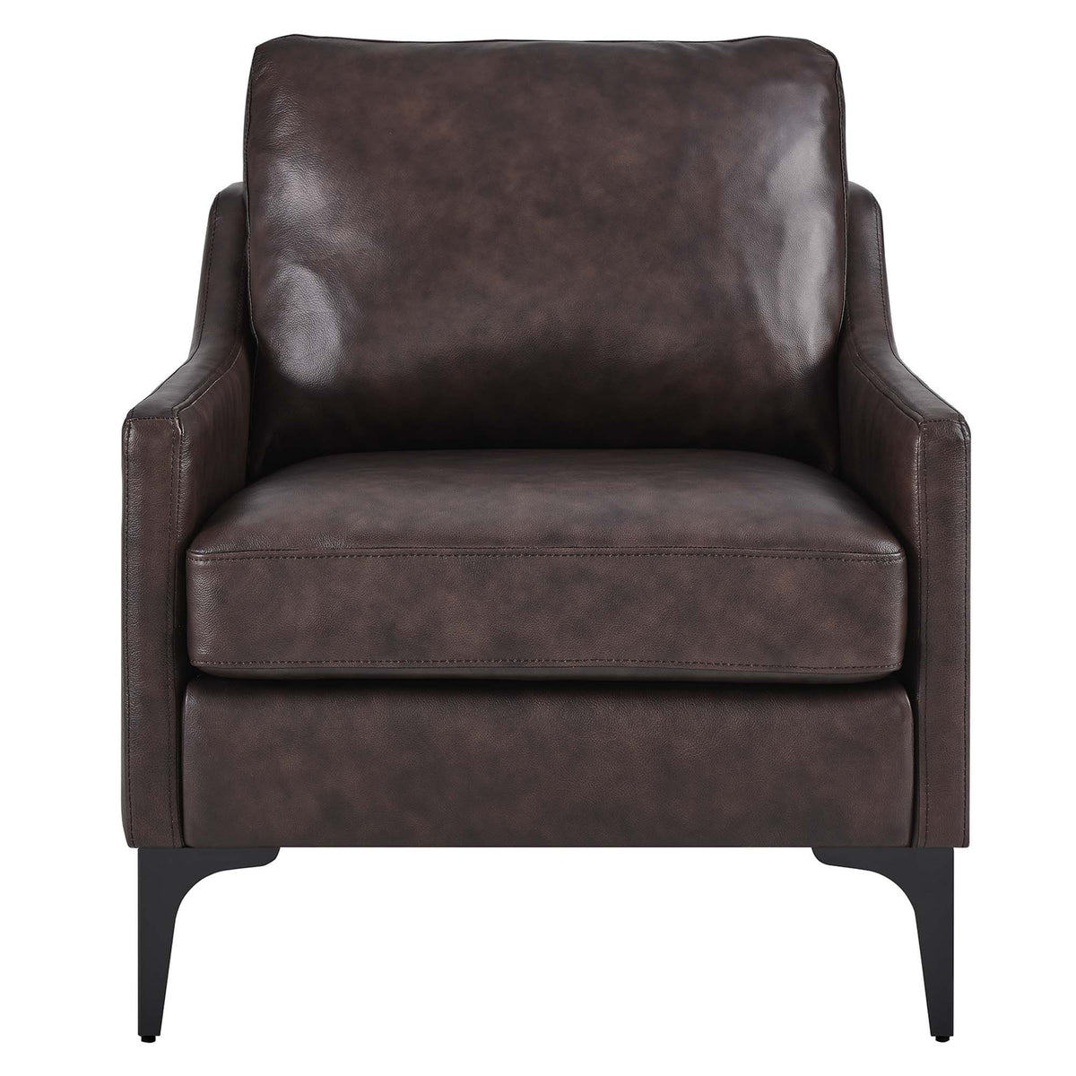 Corland Leather Armchair by Modway