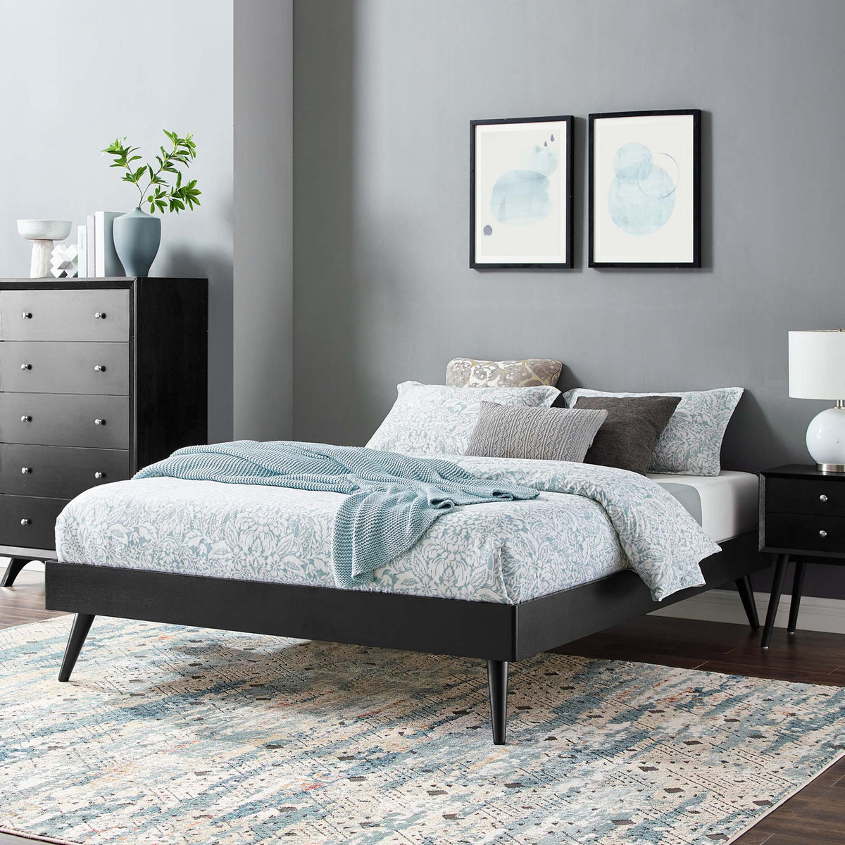 Margo Wood Queen Platform Bed Frame by Modway