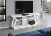 TV Stand, Console, Media Entertainment Center, Storage Shelves