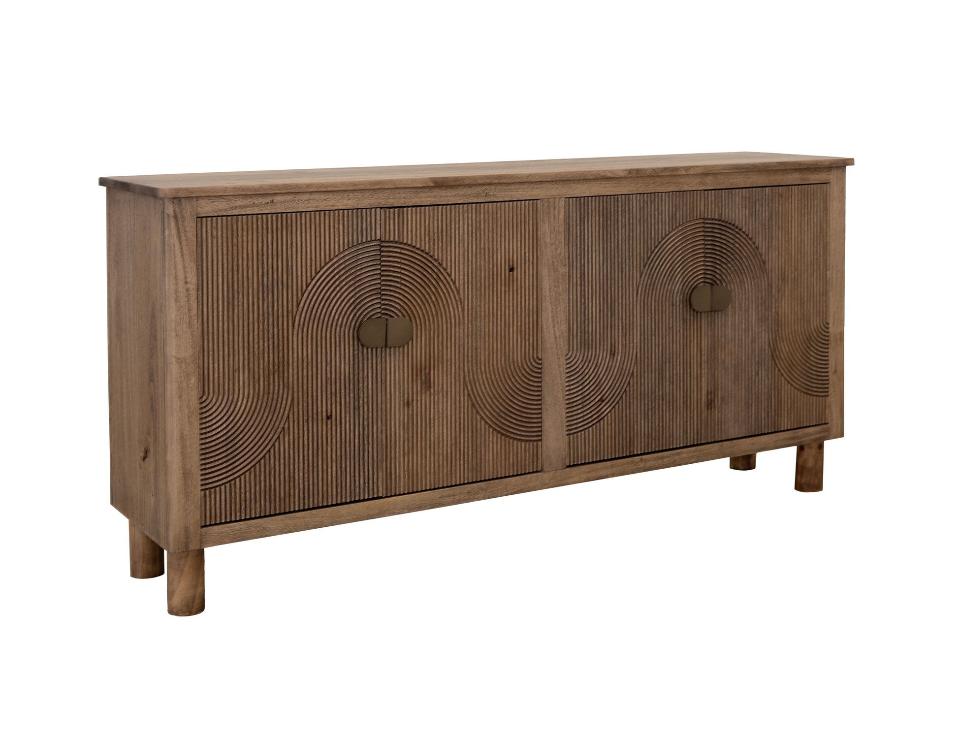 International Furniture Direct Rainbow - Console - Brown | Meri Furniture