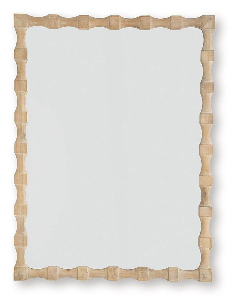 Acelmore - Accent Mirror - Light Brown