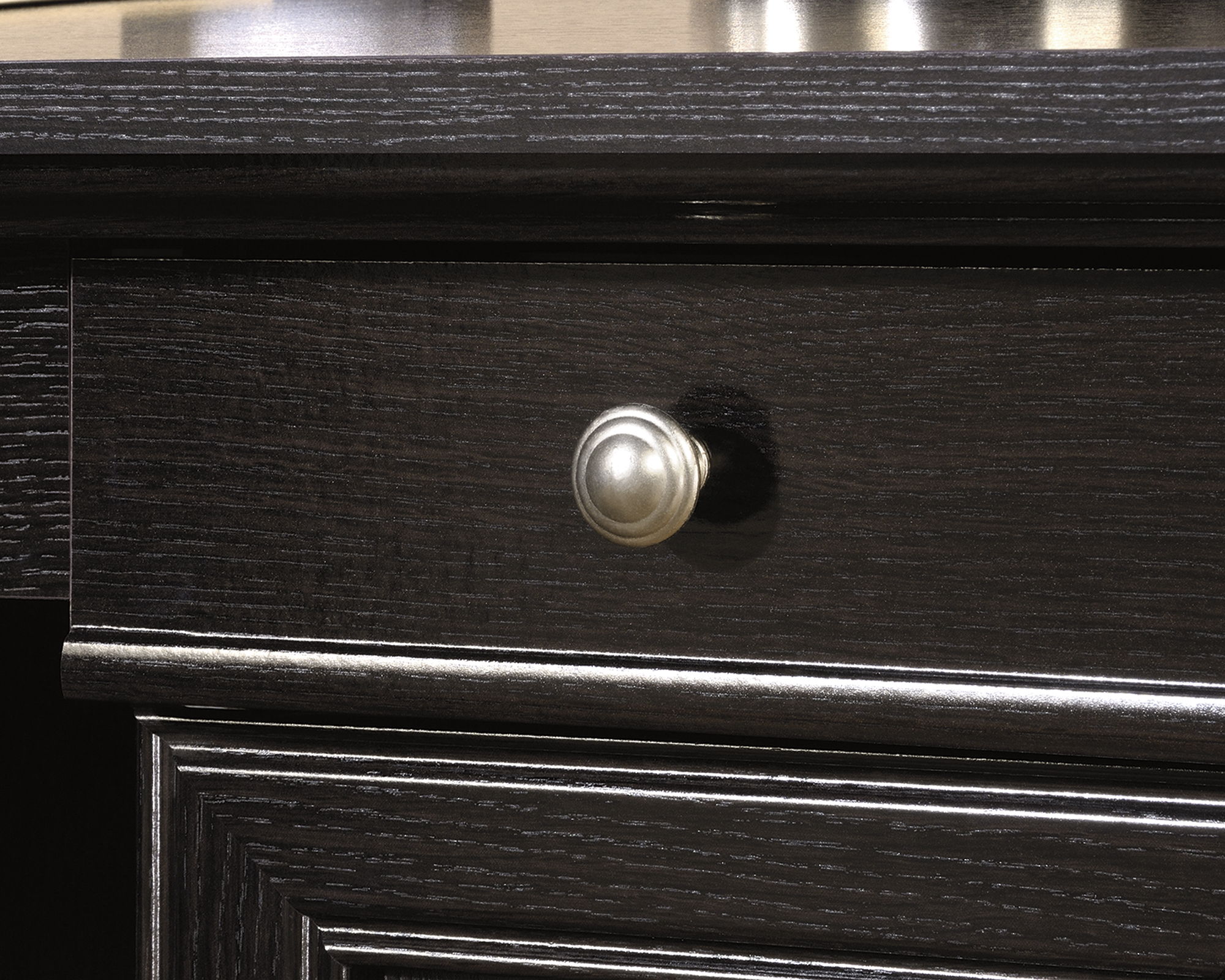 L-Shaped Home Office Desk in Wind Oak