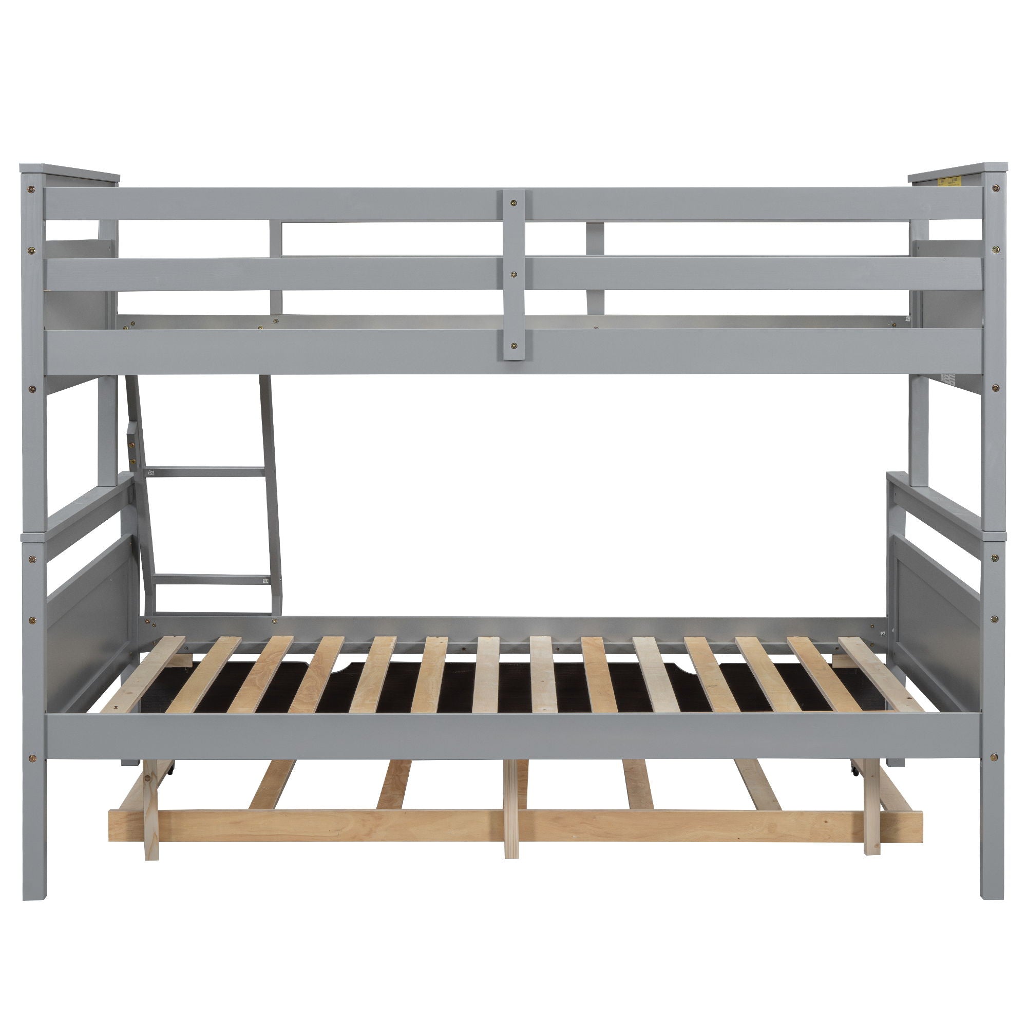 Bunk Bed With Ladder And Safety Guardrail