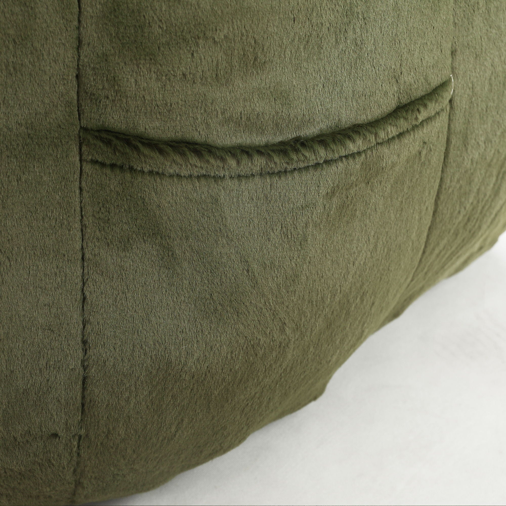 Beanbag Chair, Beanbag Sofa Chair With Armrests Stuffed High Density Foam