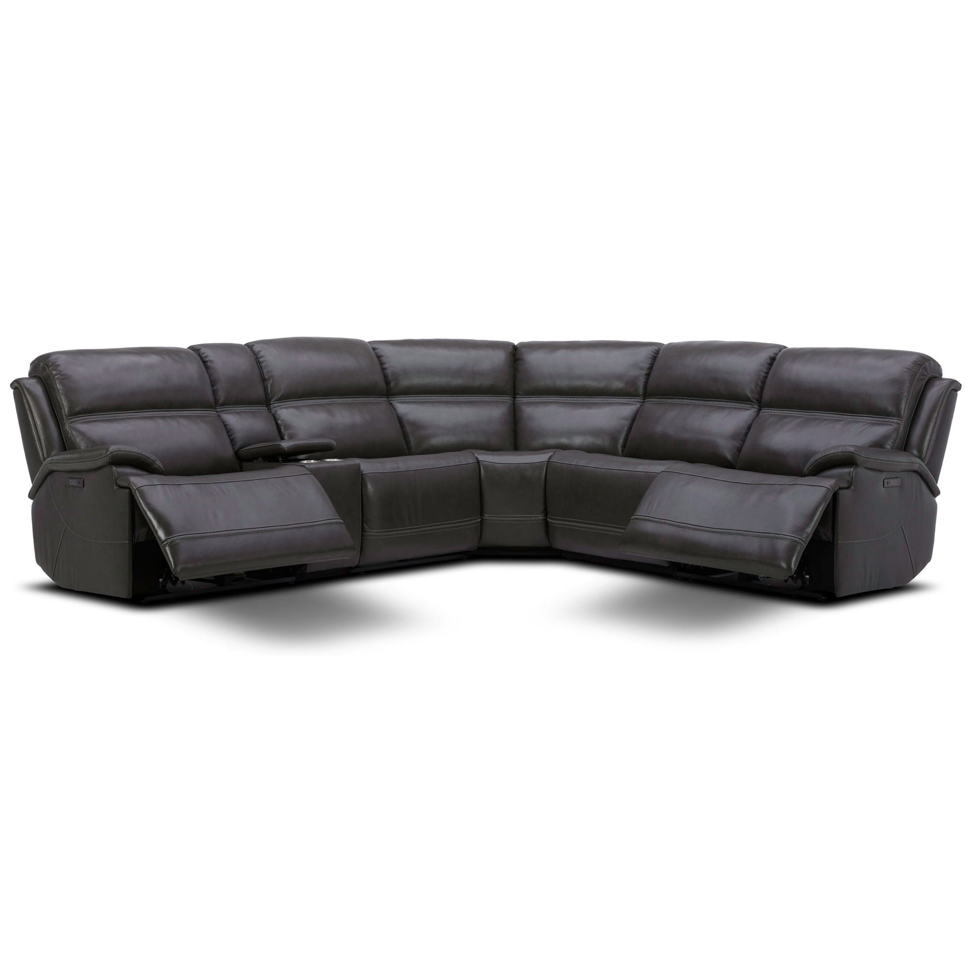 Liberty Furniture Bentley - 6 Piece Sectional - Graphite Gray | Meri Furniture