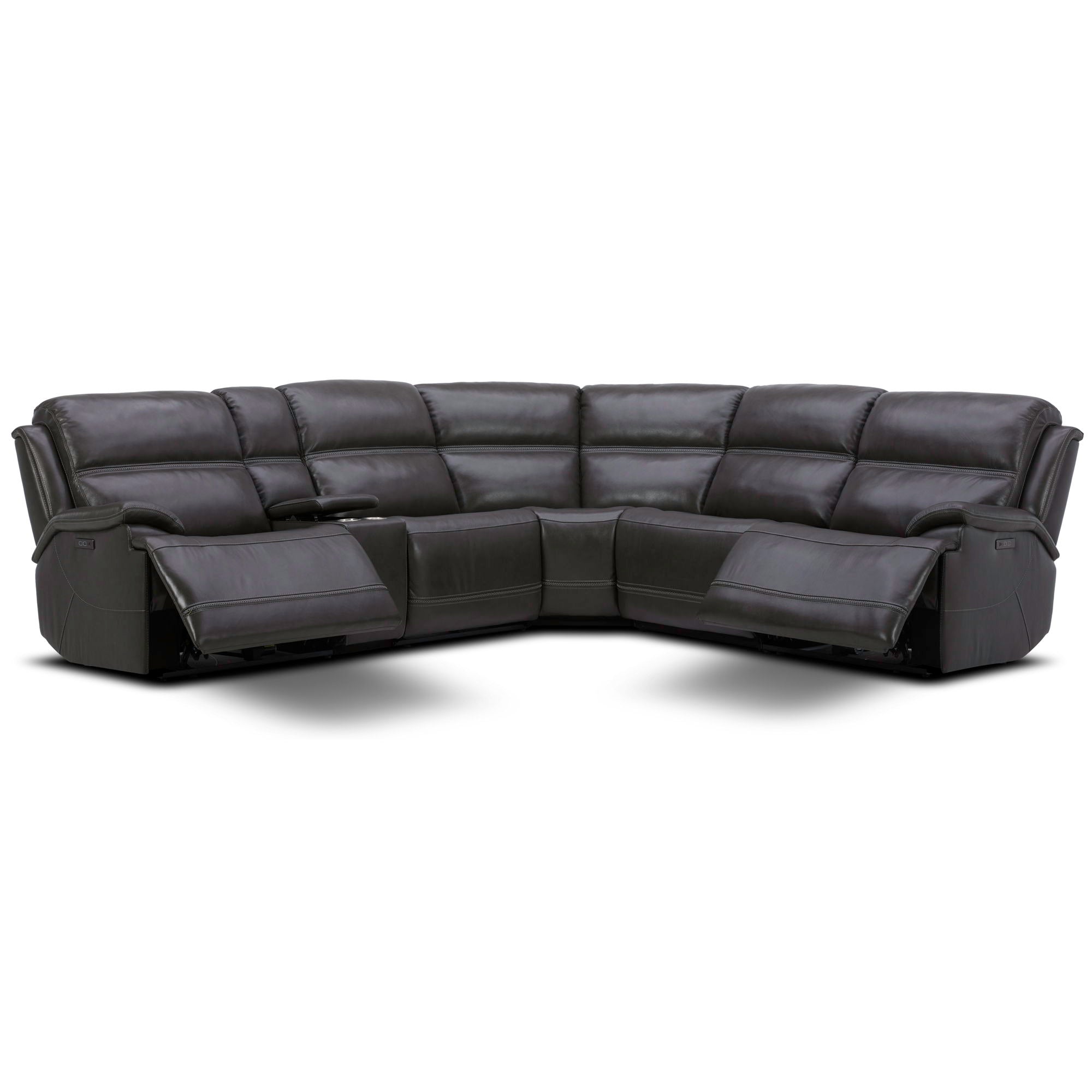 Liberty Furniture Bentley - 6 Piece Sectional - Graphite Gray | Meri Furniture
