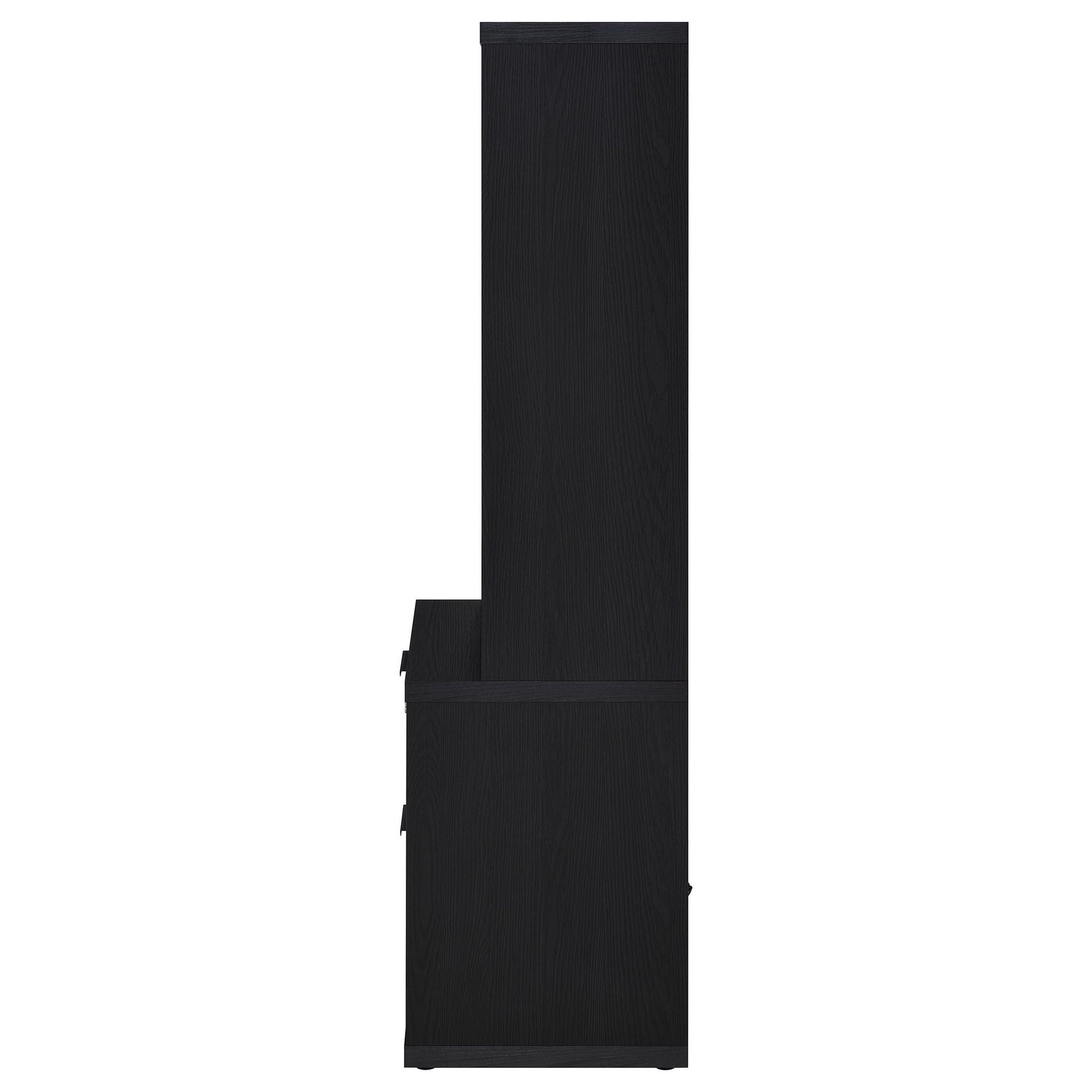 Westpark 3-piece Queen Bedroom Set Bookcase Headboard Black