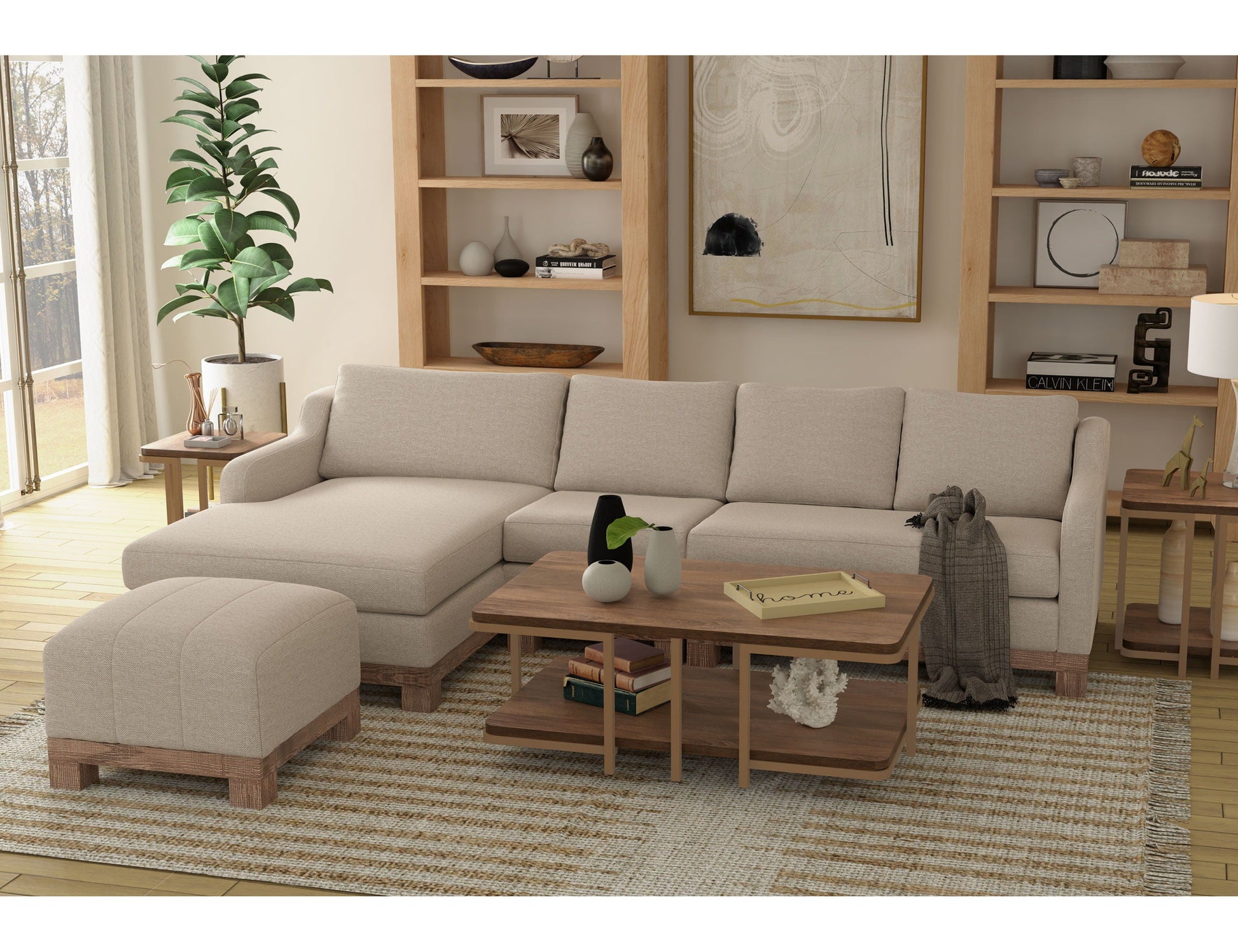 International Furniture Direct Samba - Ottoman | Meri Furniture