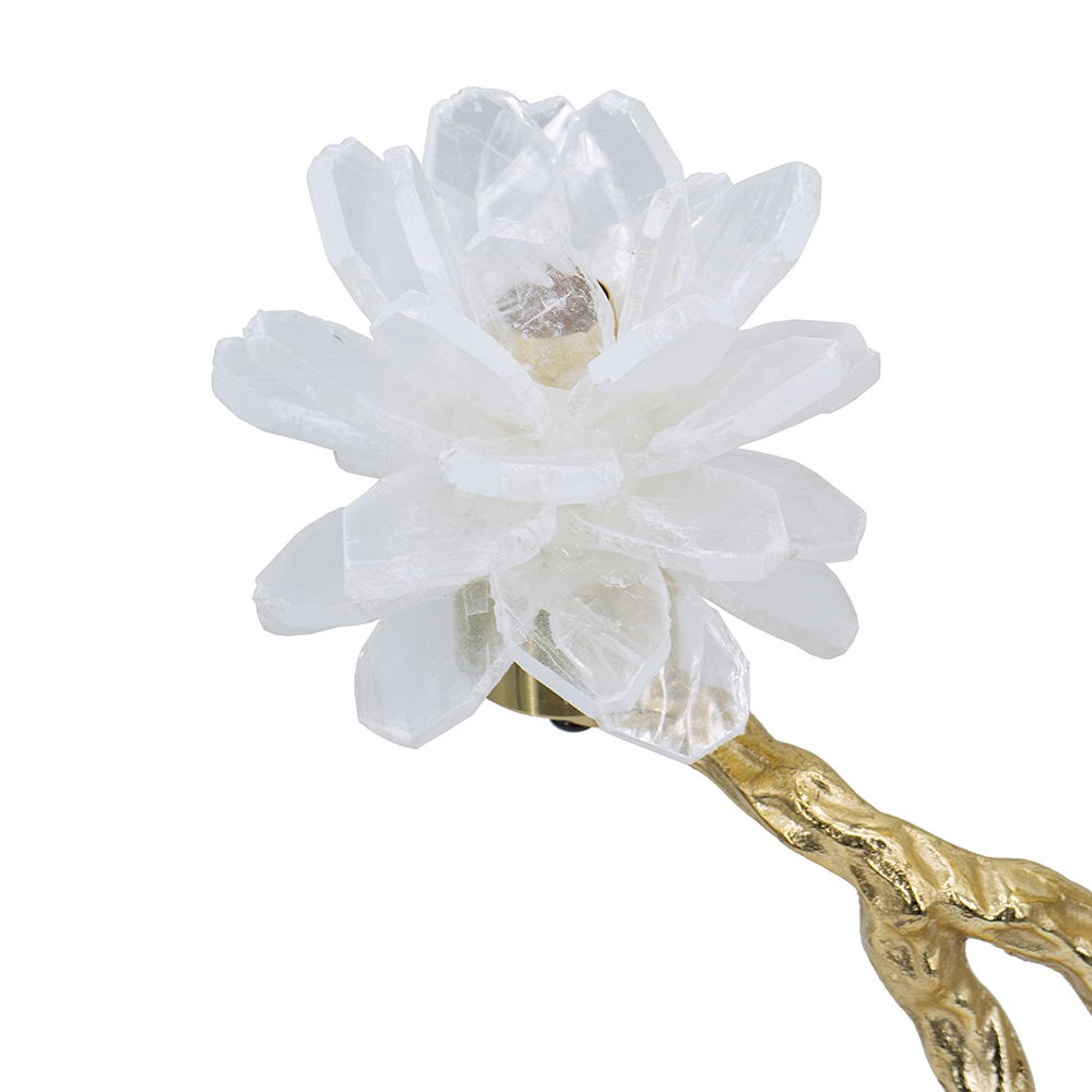 Aluminum Candle Holder With Marble Stand