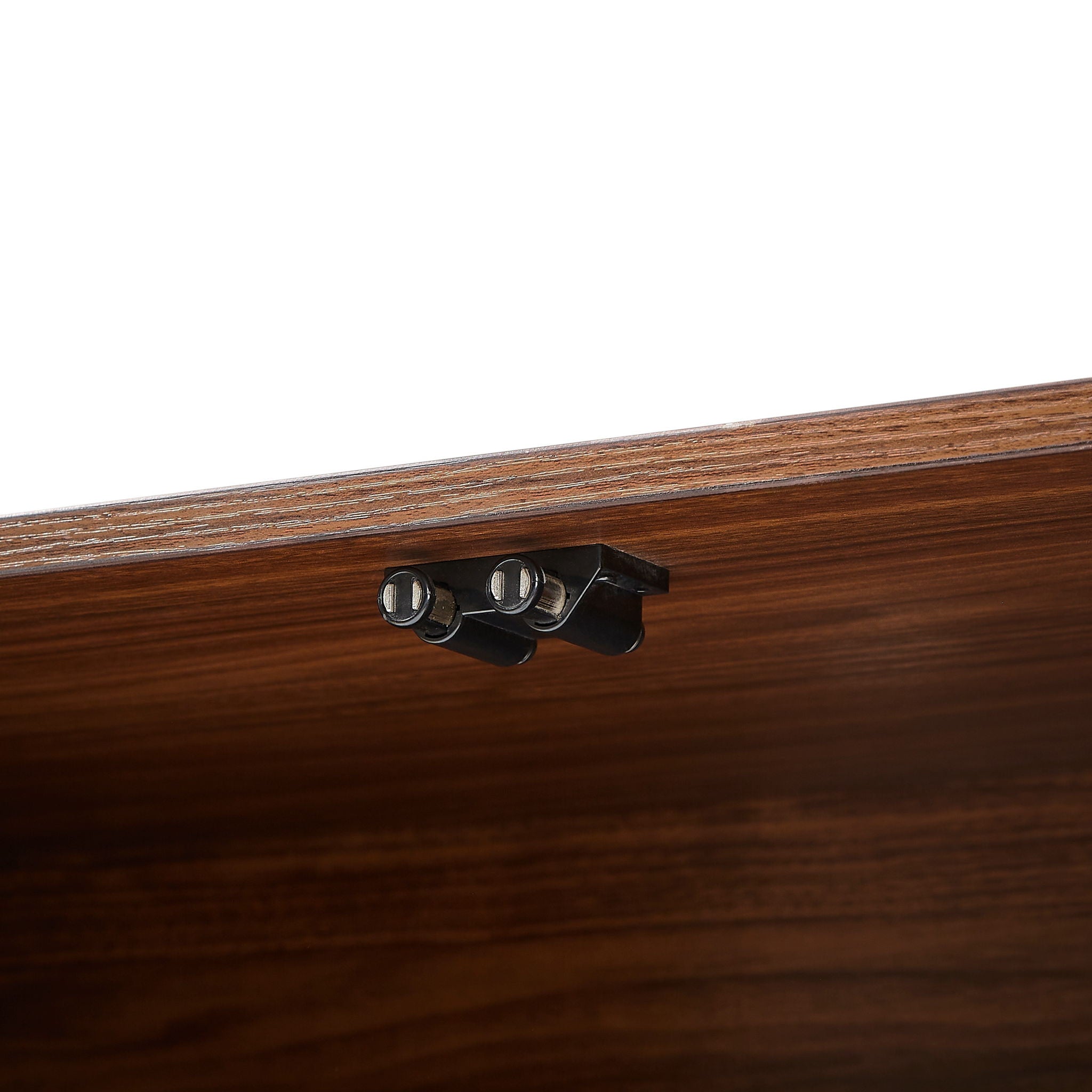 Contemporary Sideboard Storage Cabinet TV Stand With Wave Pattern