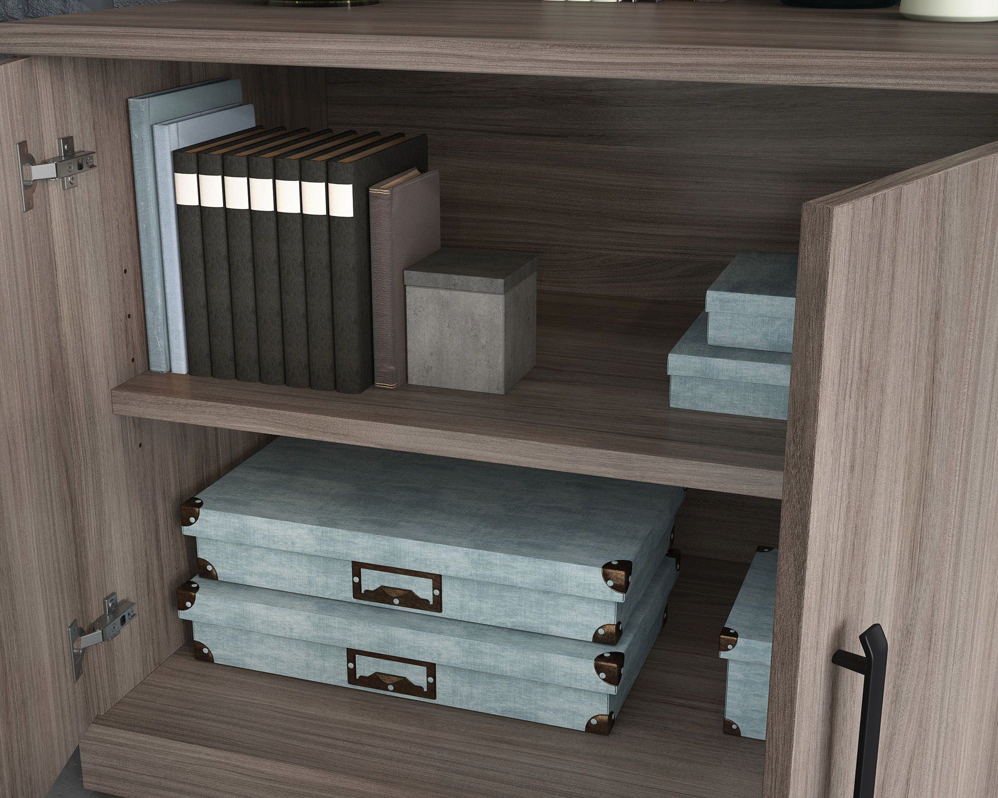 Commercial Storage Cabinet in Hudson Elm