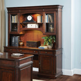 Brayton Manor - Jr Executive Credenza Set - Dark Brown