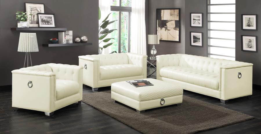 Coaster Fine Furniture Chaviano - Upholstered Track Arm Sofa Set | Meri Furniture