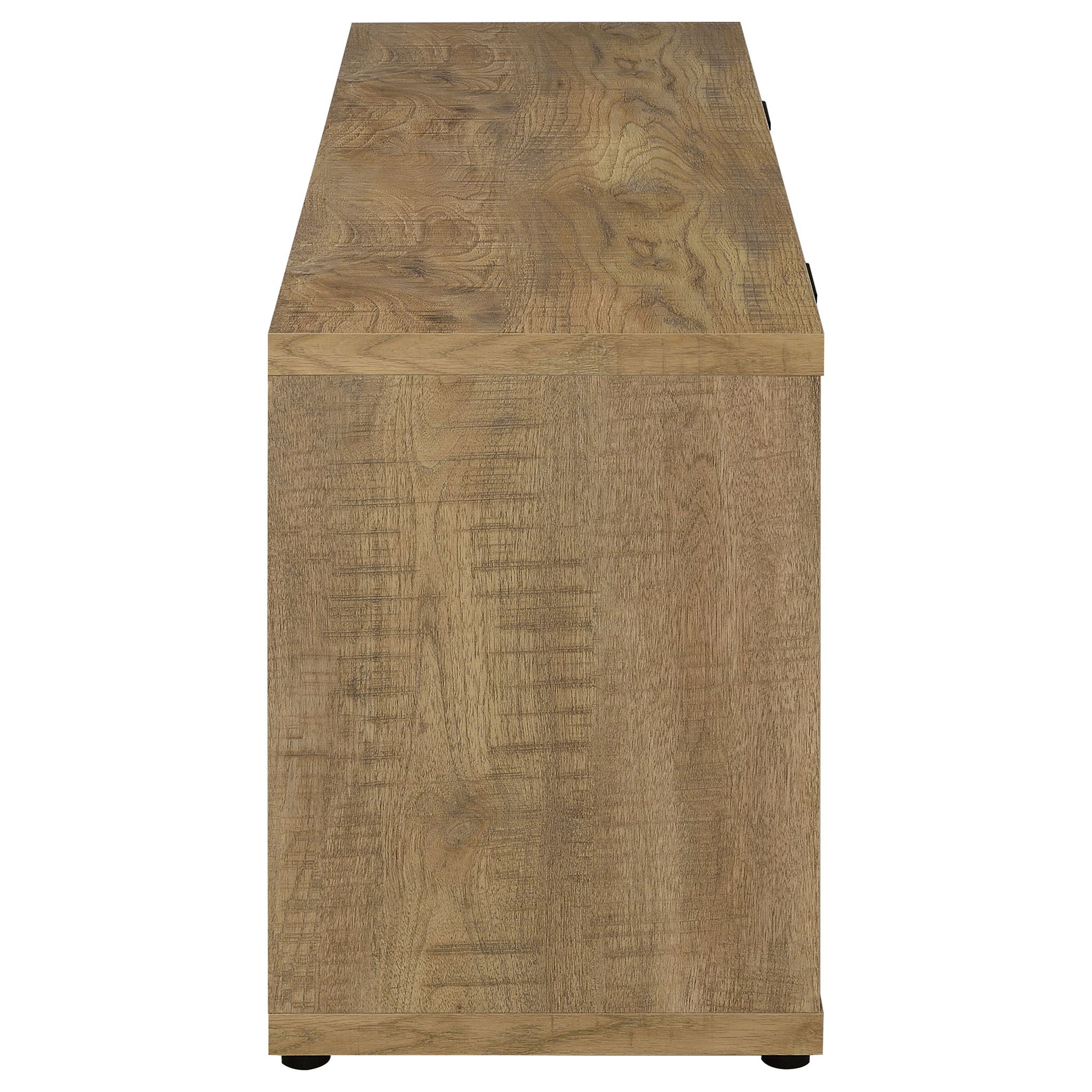 Noriega - 4 Door 60" TV Stand With Hidden Storage - Mango Color