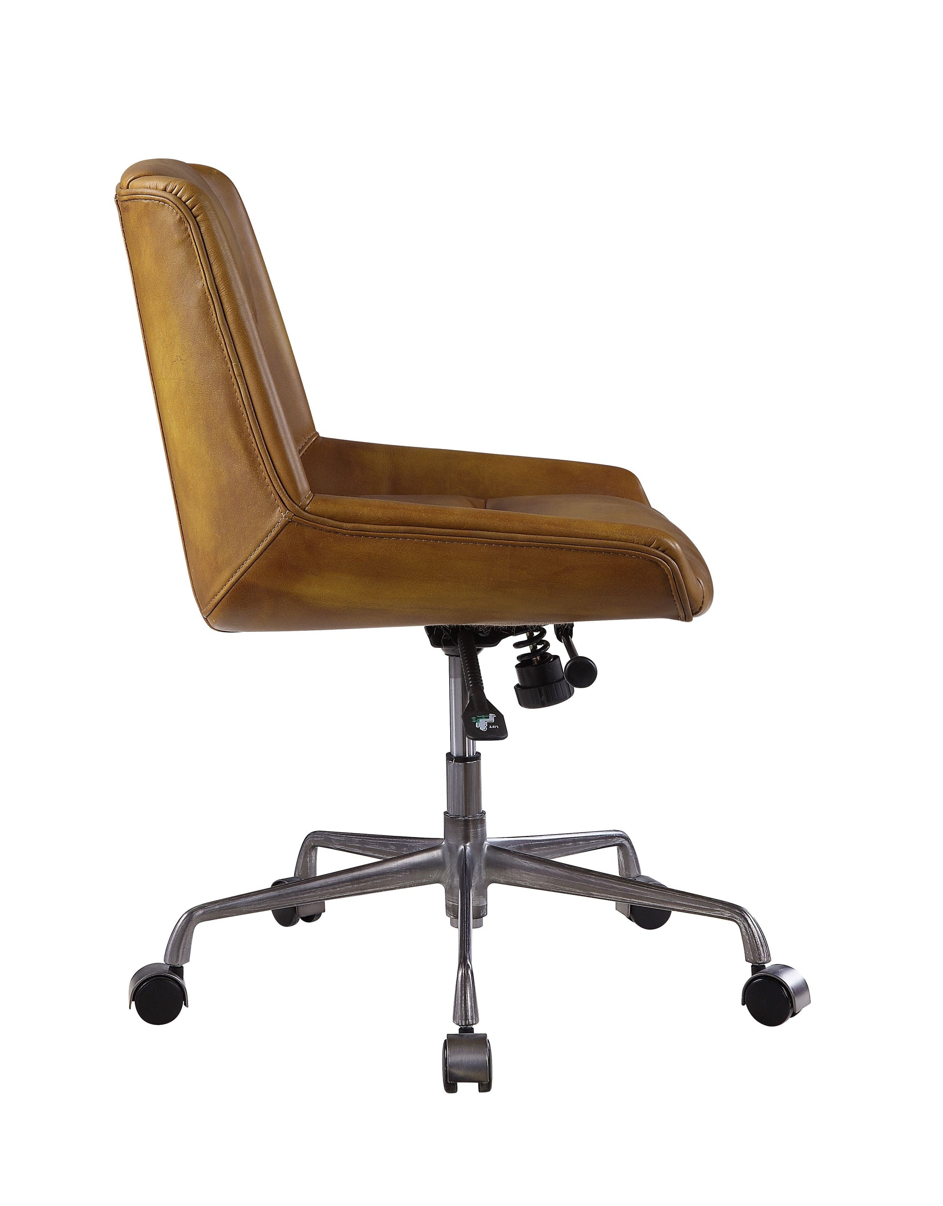 ACME Ambler - Executive Office Chair - Saddle Brown Top Grain Leather | Meri Furniture